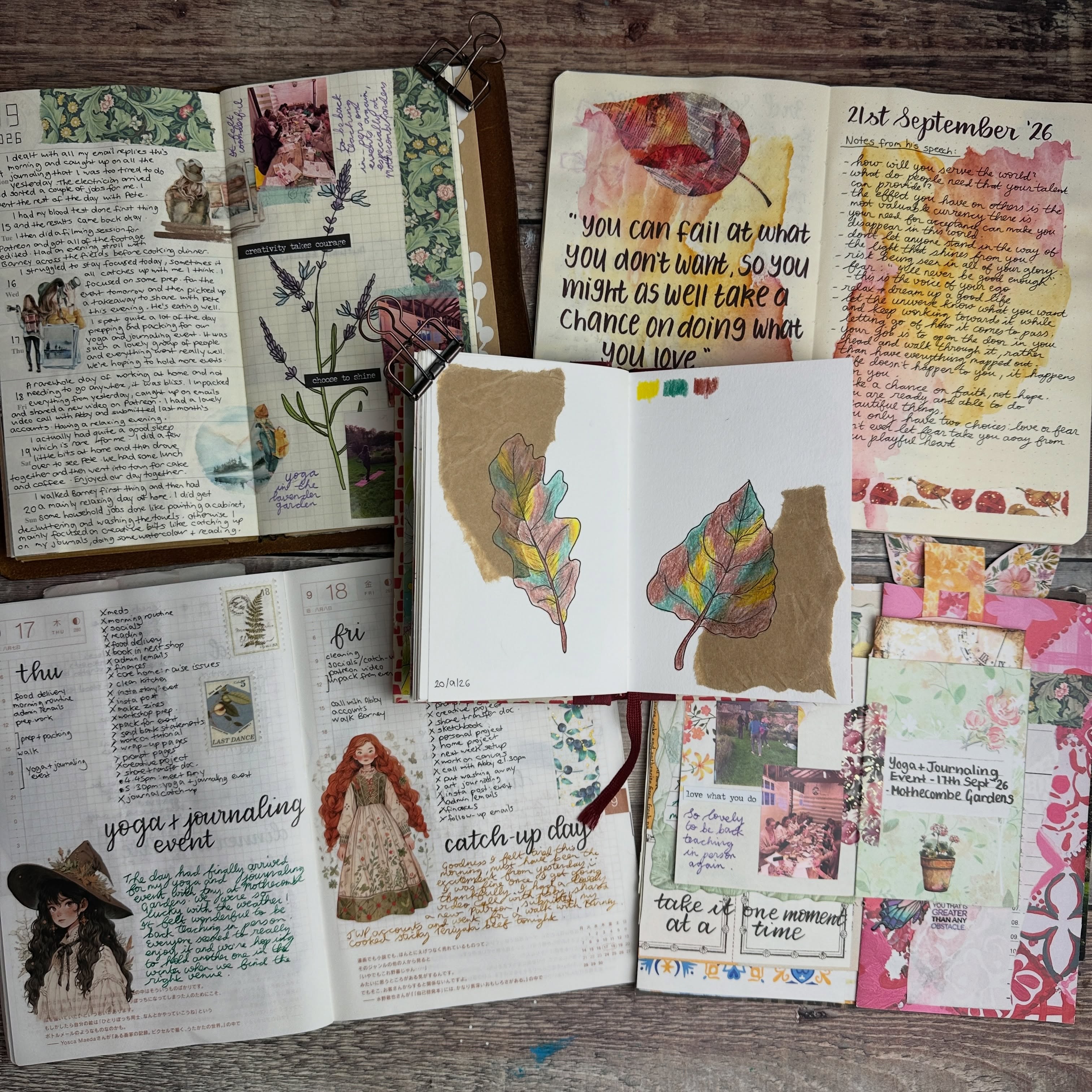 A little roundup of my journals from last week 🥰 I hope your weekend is going well ❤️
