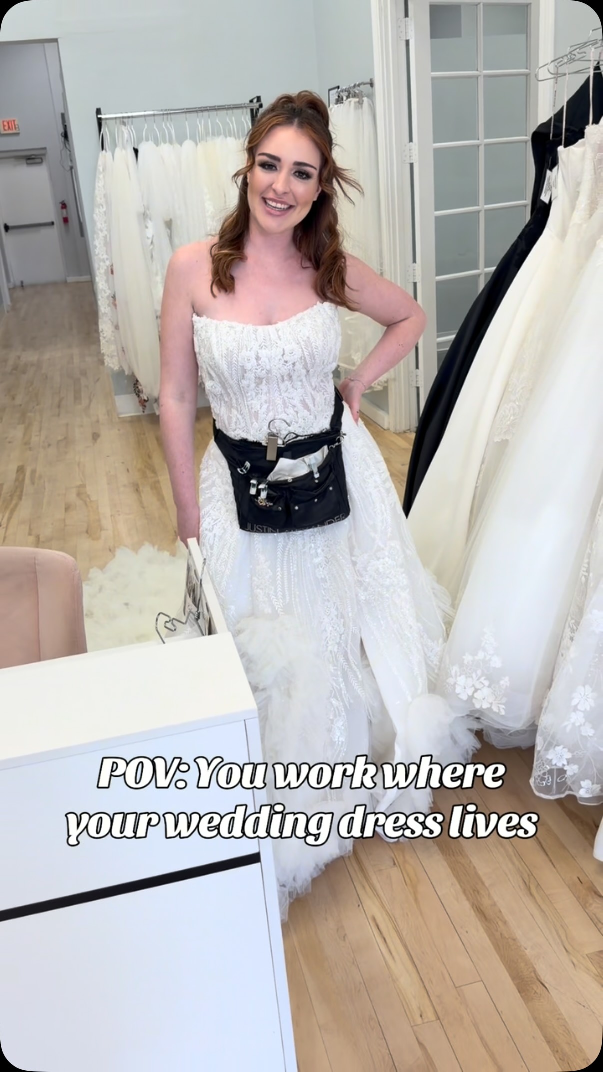 The best uniform 🥰🩷
#weddingdress #gilbertaz #reels #sunshine #dressup
