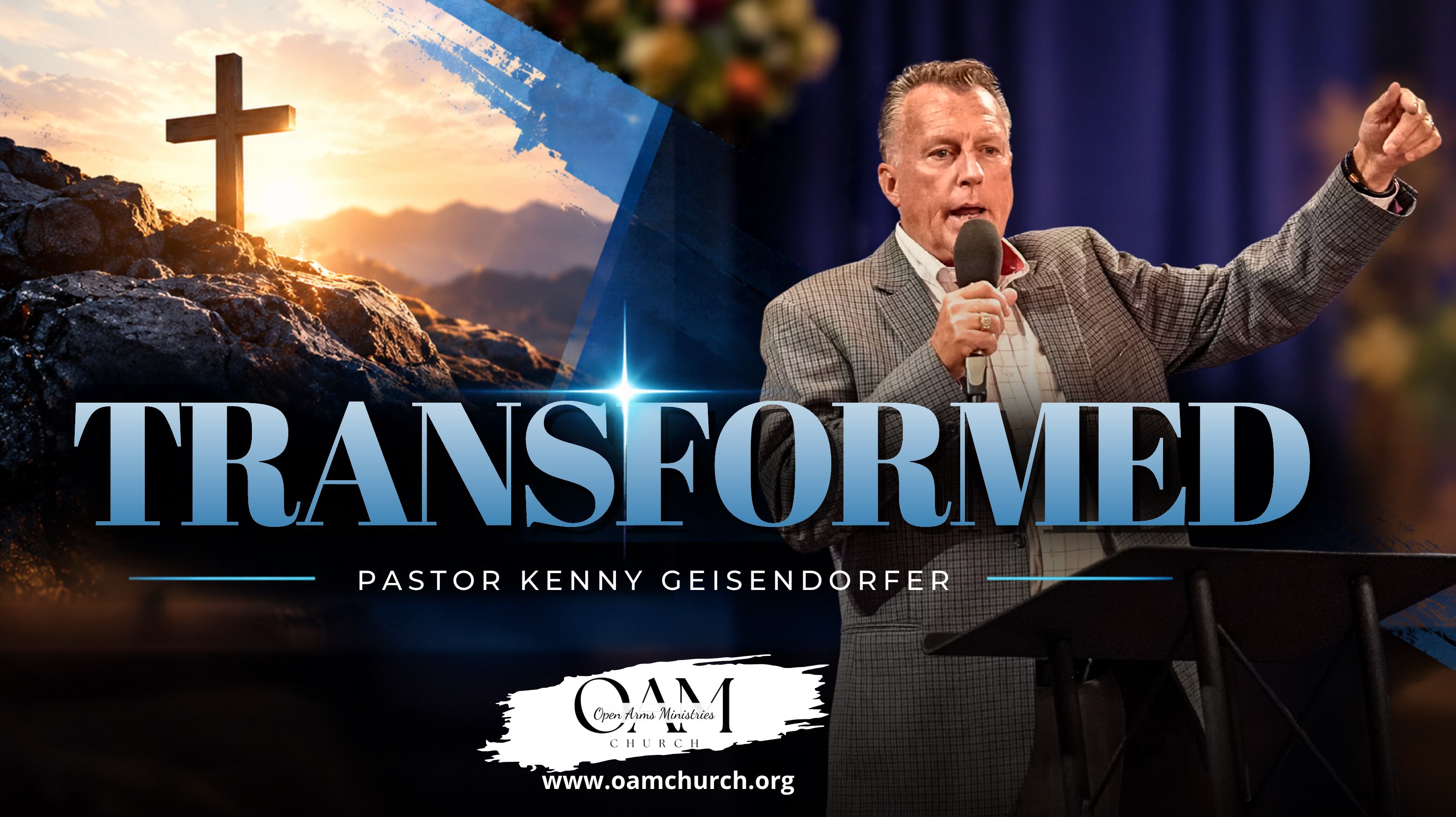 Sunday morning sermon title - TRANSFORMED