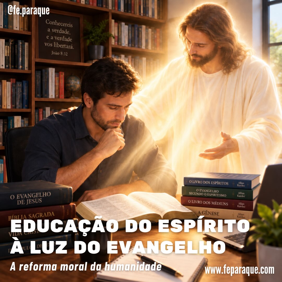 Só a compreensão e a vivência do Evangelho elevam a condição moral do homem.
Post novo no blog, espia lá!🌼
Link nos stories ou acesse www.feparaque.com