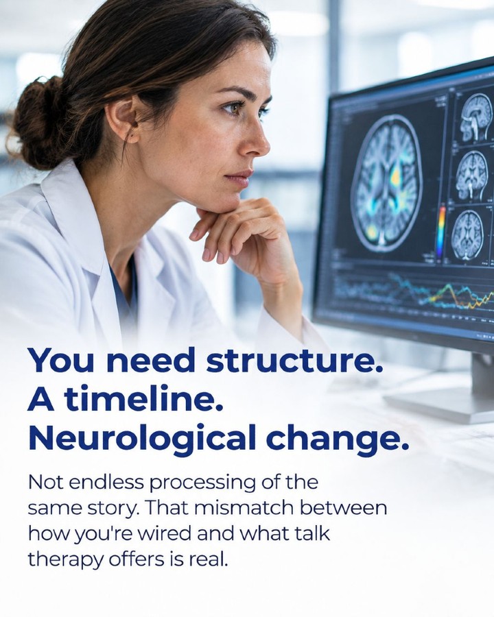 Talk therapy isn't wrong... it's just not built for how you operate. You're trained to move with purpose, measure progress, and get results. EMDR respects that. It's protocol-driven, timeline-bound, and designed to rewire trauma at the neurological level so you can actually move on instead of circling the same material indefinitely. Learn more at repairtrauma.com today.