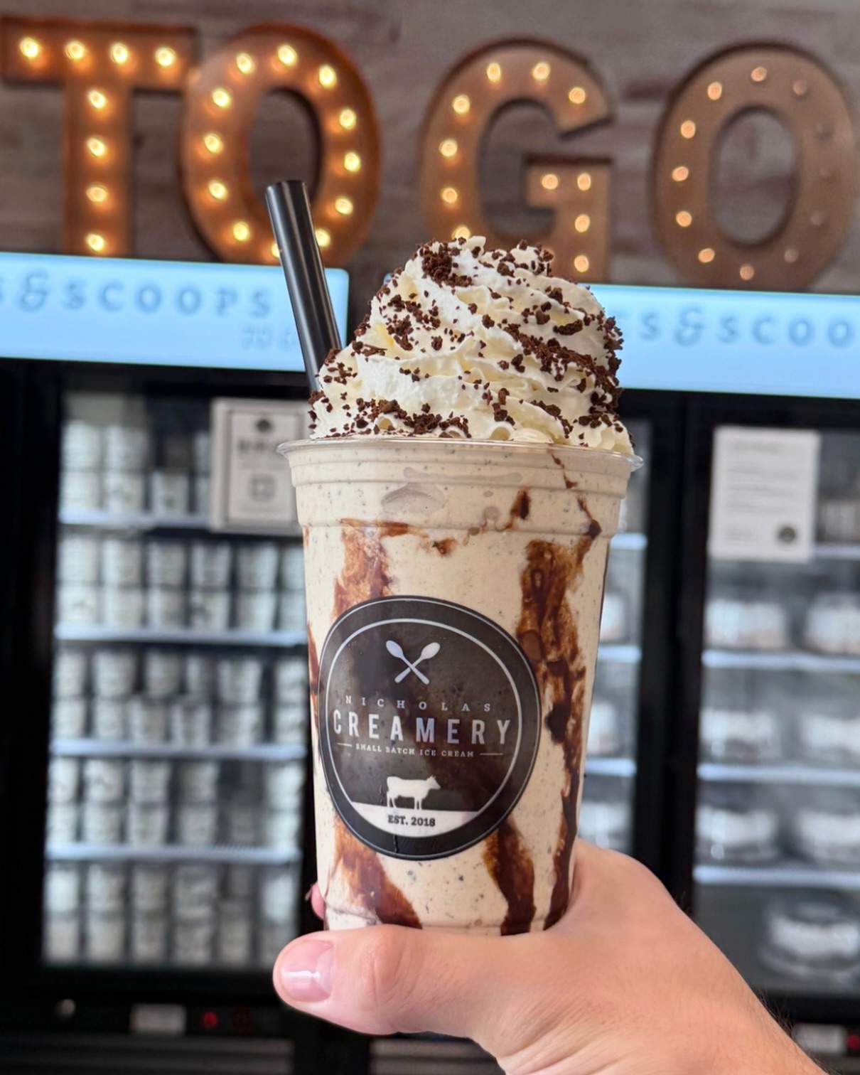 Celebrate National Coffee Day the Nicholas Creamery way with a Hudson Cafe Coffee Crunch Milkshake, loaded with whipped cream and chocolate cake crunch. ☕️🎉
Shake up your coffee run in Atlantic Highlands, Middletown, Fair Haven, Wall, Tinton Falls, North Brunswick & Long Branch!
#nicholascreamery #coffeeicecream #nationalcoffeeday