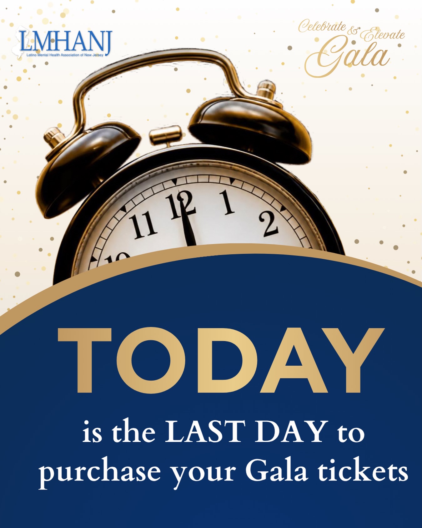 📣 TODAY IS THE LAST DAY! 📣
Still thinking about joining us for the LMHANJ Celebrate & Elevate Gala? This is your last chance to get your ticket!
Today is the FINAL DAY to purchase tickets.
There will be NO ticket sales at the door, so once today is over, tickets will no longer be available for purchase.
Join us for an evening of celebration, connection, and comunidad as we Celebrate Progress, Elevate Voices, and Honor Comunidad.
📅 Thursday, October 8
📍 The Brownstone | Paterson, NJ
Don’t wait, get your tickets today! Link in bio.
#lmhanj2026gala #lmhanj #latinomentalhealth #njmentalhealth
