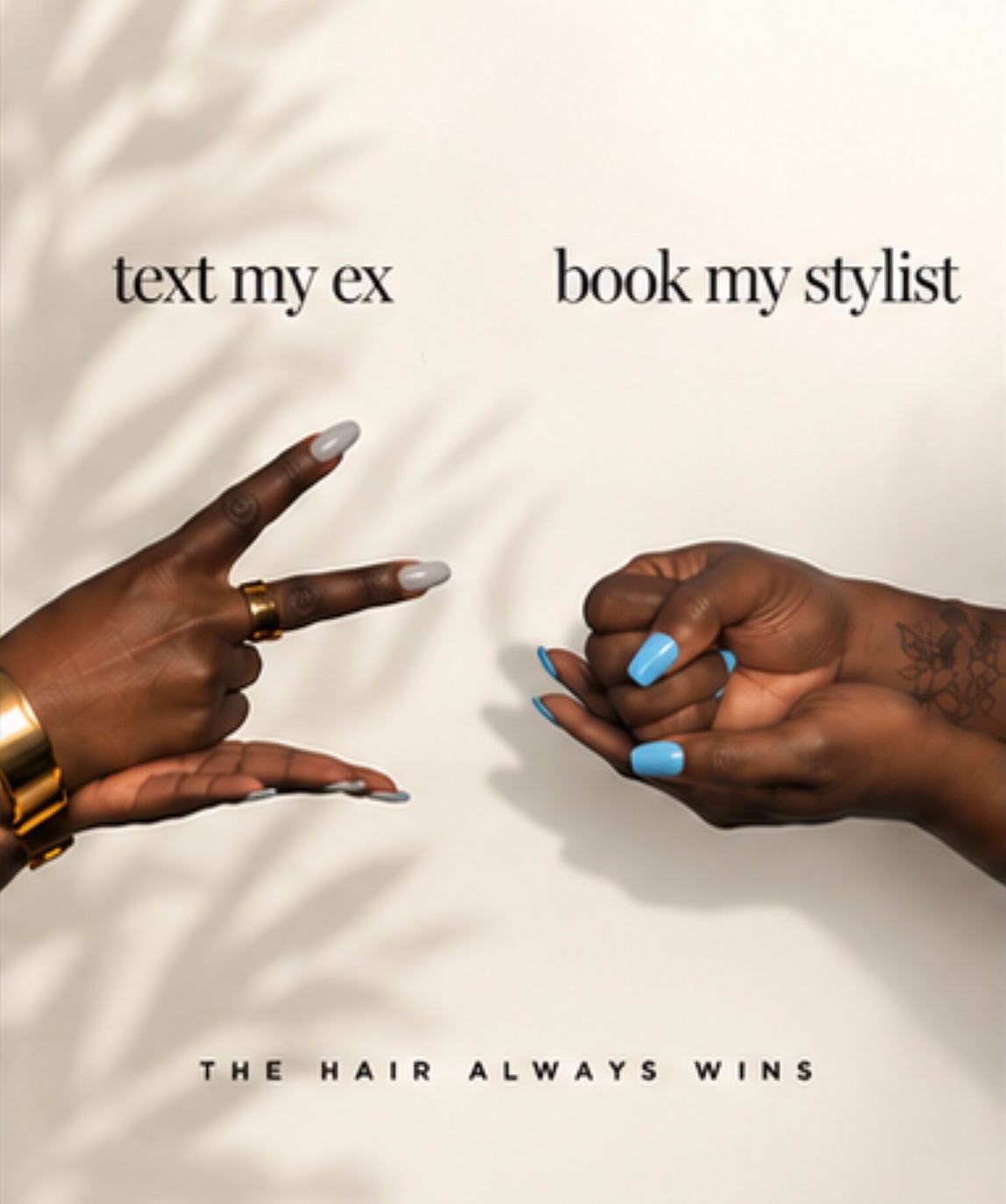 We decided to have a little fun with the Rock, paper, scissors trend. Some decisions make themselves.
Save money or get the silk press. Clean the house or go to the salon. Text him or book your stylist.
Which round would you have lost? Tell us in the comments.
Book through the link in bio.
#rockpaperscissors #silkpress #silkpressseason #texturedhair #naturalhair salonlife