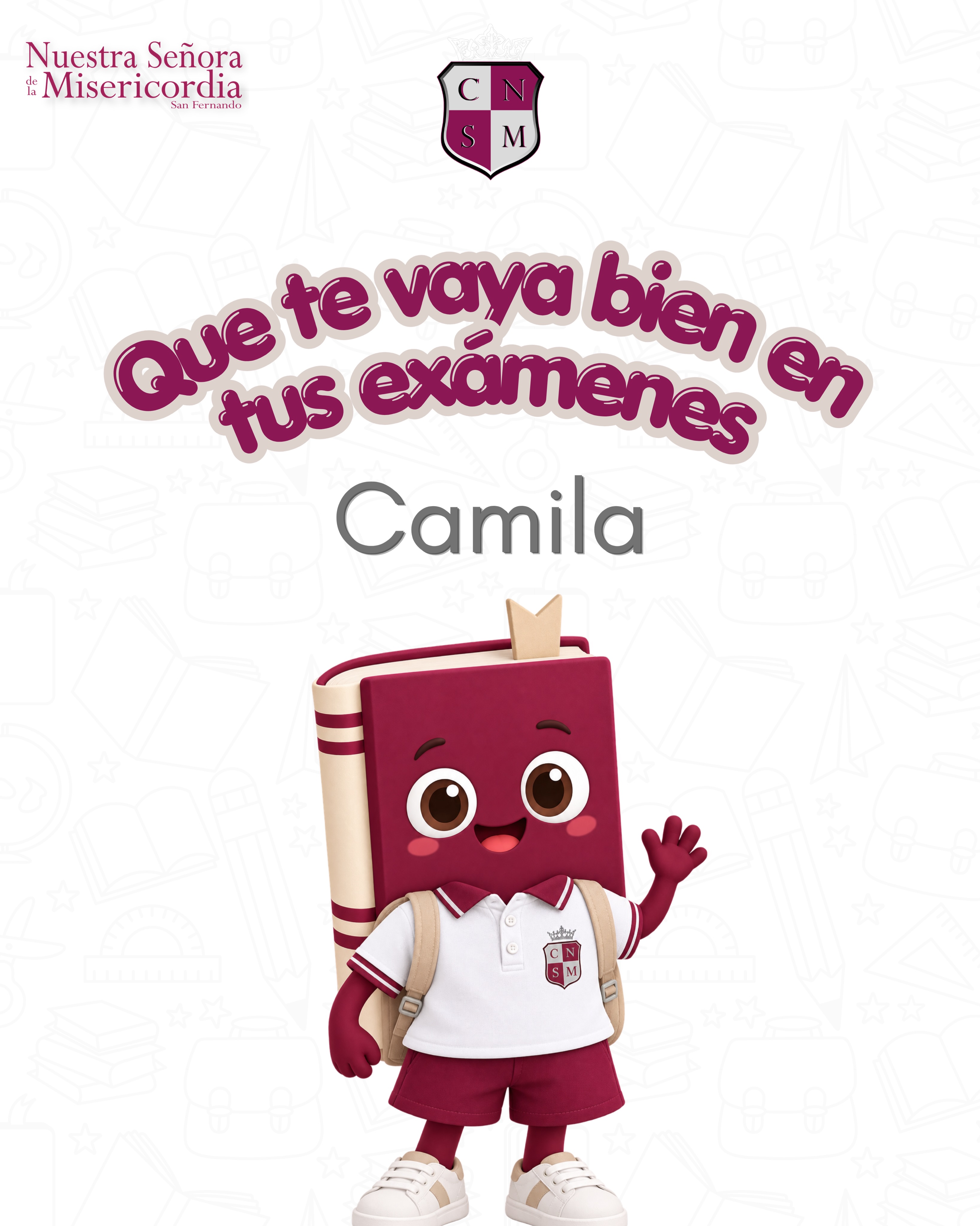 ¡Mucho éxito en tus exámenes!
✨📕
Sabemos todo el esfuerzo, las horas de estudio y la dedicación que hay detrás de cada examen. 👏🏼💗
Confiá en todo lo que aprendiste, respirá profundo y da lo mejor de vos. 📖
¡Estamos con vos! 🍀
¿A quién le deseás mucha suerte en sus exámenes? 👀🥳