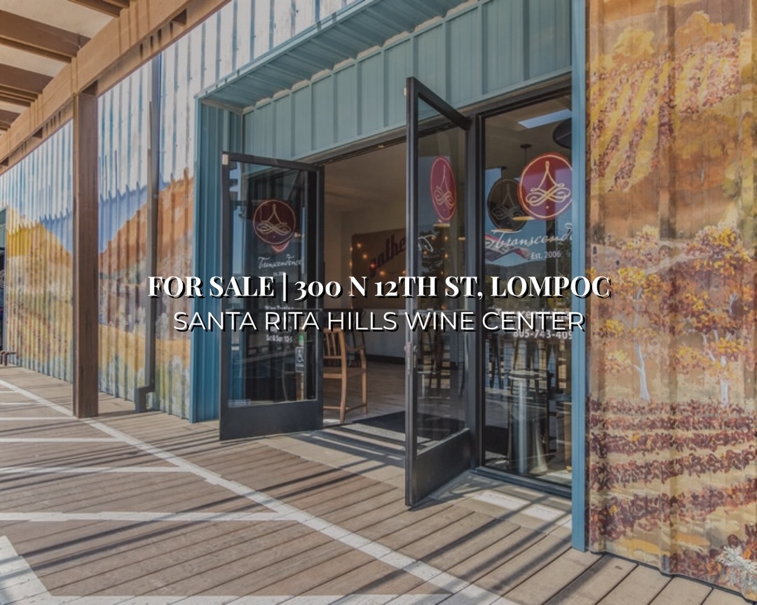 For Sale | 300 N 12th St, Lompoc
A unique investment opportunity in the heart of Santa Barbara County wine country: a 70,420 SF winemaking, storage and tasting campus that is 94.75% leased, paired with additional development and income parcels.
The four parcels can be acquired individually or assembled into the full 8.92-acre portfolio, offering a mix of stabilized income, development potential, retail opportunity, and a national-credit ground lease.
Inquire for offering details.
#Lompoc #SantaBarbaraCounty #CommercialRealEstate #CREInvestment #WineCountryRealEstate