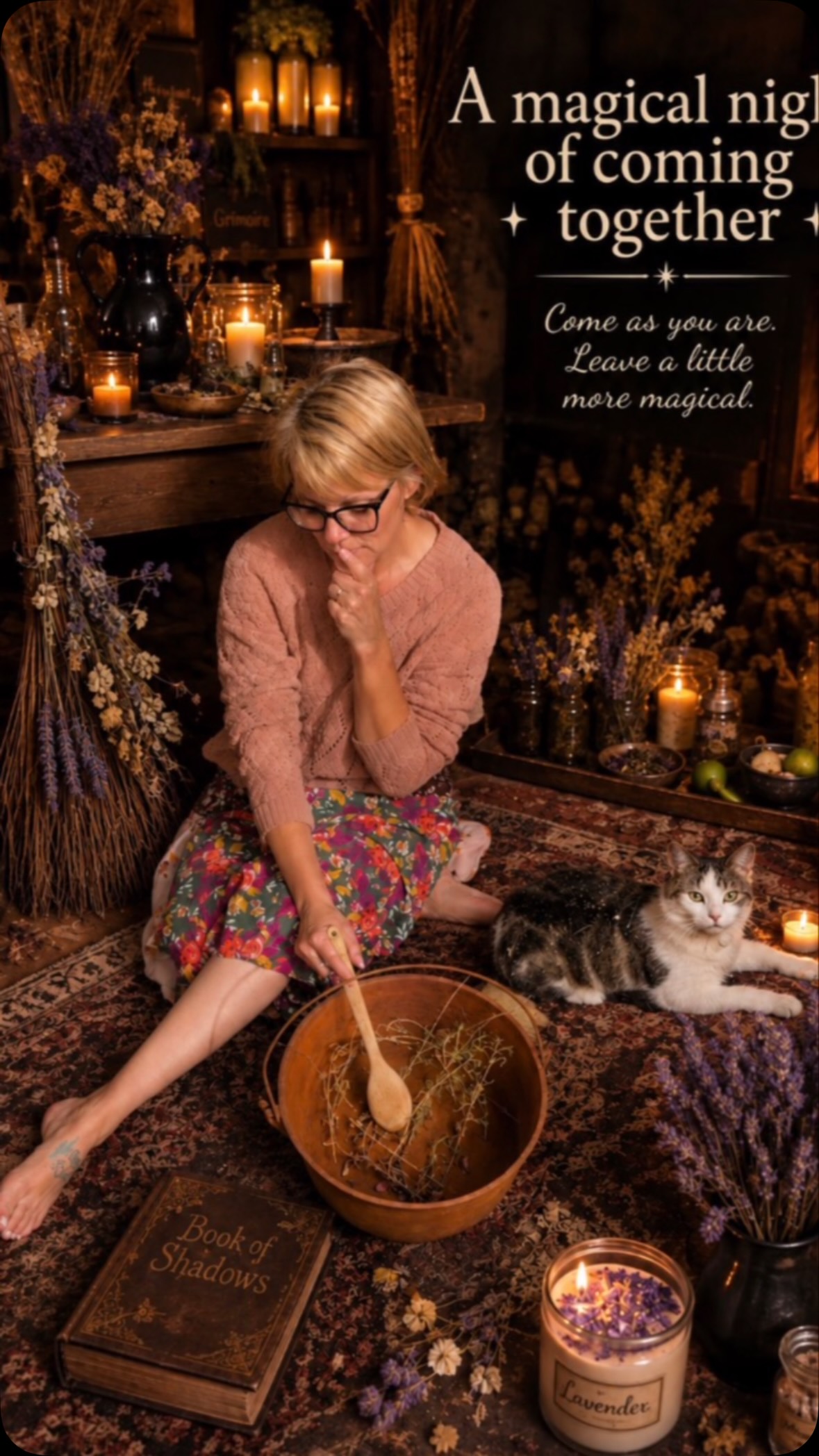 The cauldron has been stirred, the brooms are waiting, and Lefty and I are officially inviting you to
The Enchanted Gathering
Come spend an evening filled with:
Broom making
Spell Jars (intention setting) with a little salt, lavender, and magic
Circling, connection, and creativity
This is a night to slow down, get crafty, set some intentions, laugh until your cheeks hurt, and just enjoy being surrounded by community
And remember… You do NOT have to be “witchy.” You just need to show up as yourself.
Only 10 spaces for an intimate evening! ✨ $88 per person ✨
So grab your favorite ladies, come make a little magic with us, and let’s see what happens when we gather around the cauldron.
https://square.link/u/5KjWCu7y
#livermore #broommaking #spelljars #creativehealingcenter