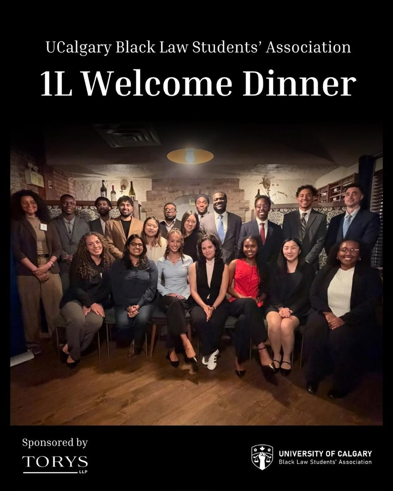 We had a great evening welcoming our new students at the BLSA 1L Welcome Dinner, sponsored by Torys LLP.
It was a wonderful opportunity to come together and connect through engaging conversations.