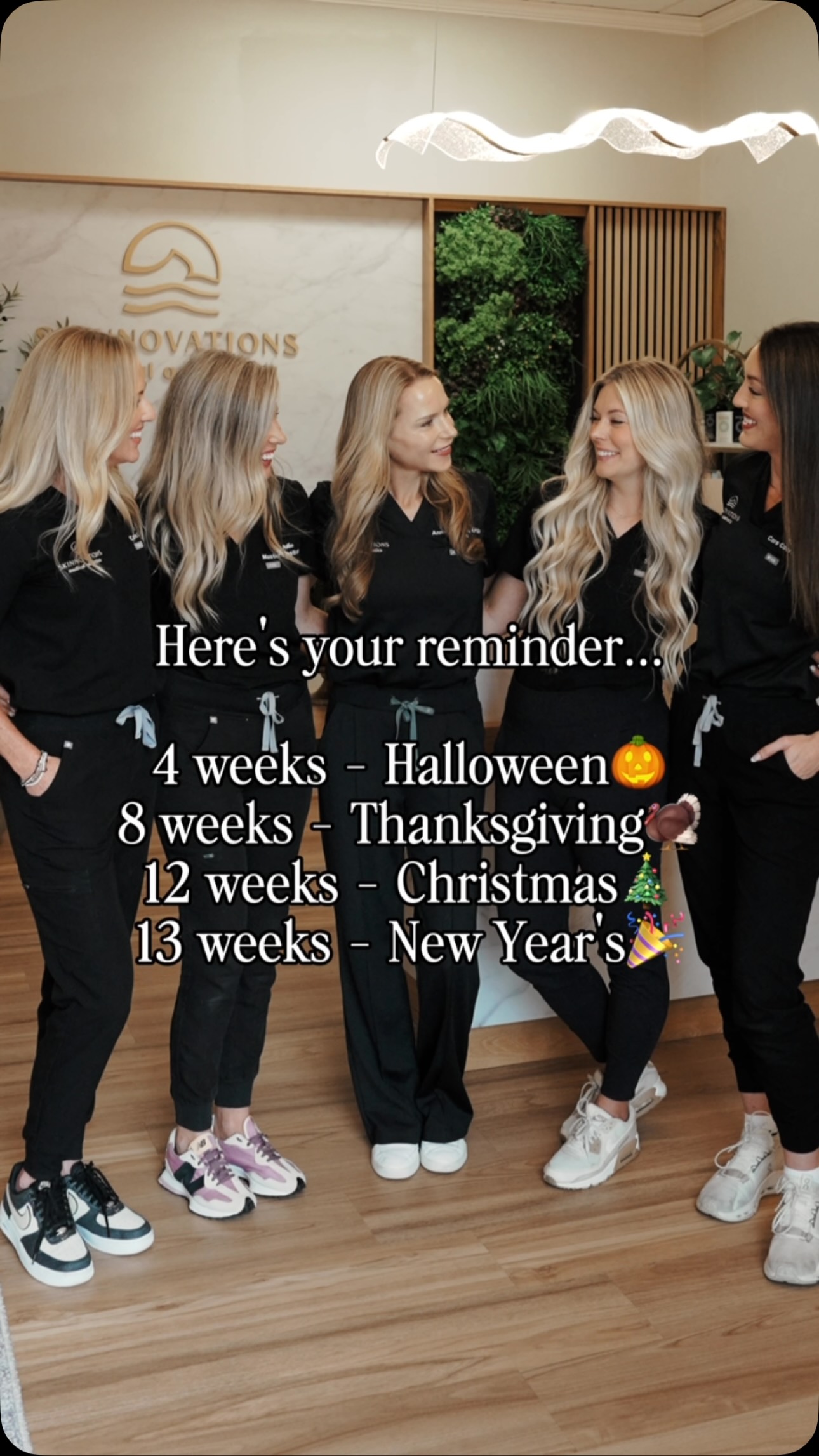 ✨Results take time — so don’t wait until the last minute!✨
The holidays will be here before you know it, and now is the time to start planning your skin goals.🤍
Whether you’re getting ready for family photos, holiday parties, or simply want to feel your best heading into the new year, book your Skinnovations appointments now to give your skin the time it needs to see results.
Your future self will thank you.✨
Book now & get holiday-ready!
www.skinnovationswisconsin.com
#Skinnovations #HolidayReady #HealthySkin #SkinGoals #BookNow