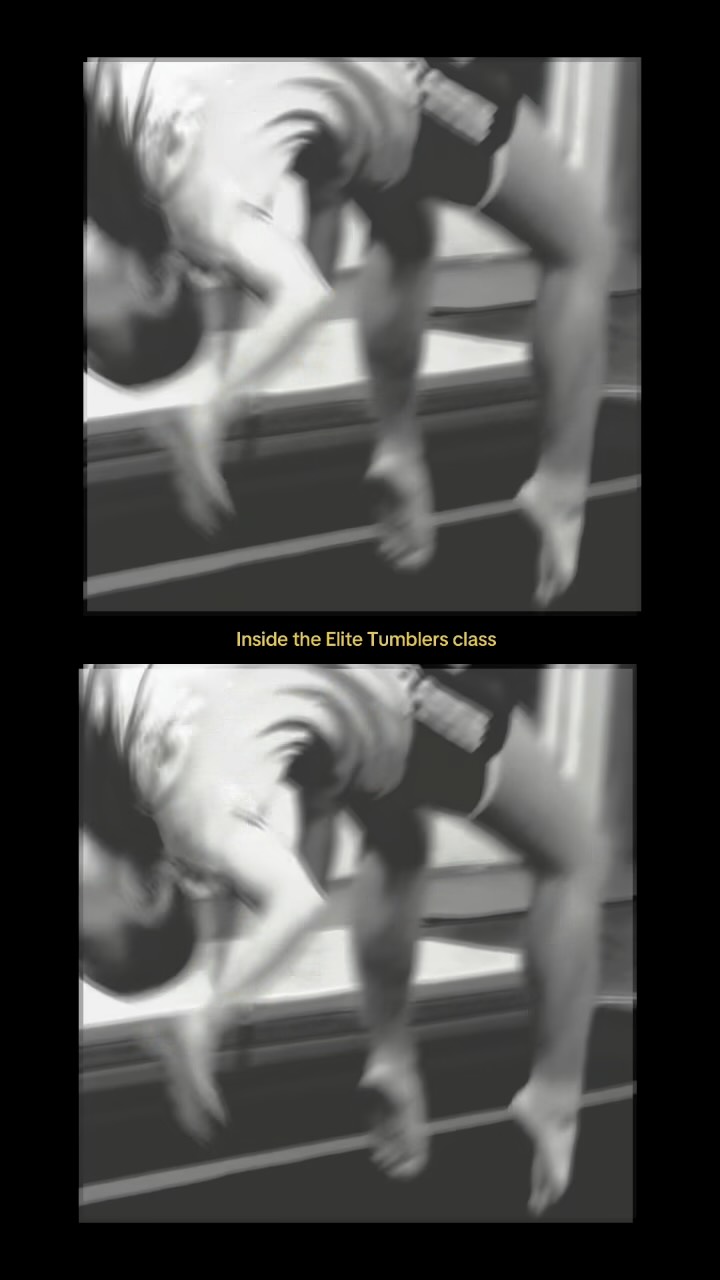 Our Elite Tumblers in action ✨