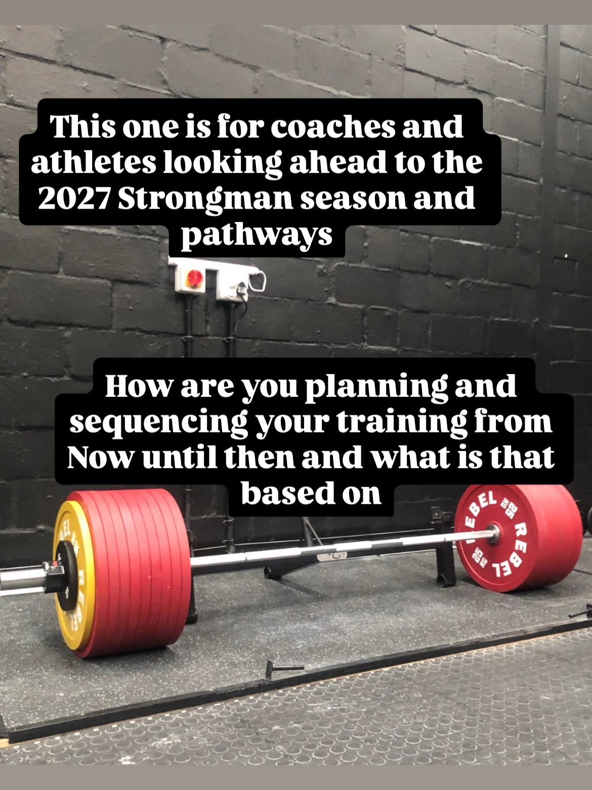 Coaching strongman at a higher level starts before the programming starts.
When you start working with someone new - The first job is lane selection. Tested vs untested changes what wins points, how events separate, what “good enough” looks like, and which standards you’re actually chasing across the season.
Then we build the athlete profile properly. We collect baselines across the anchor lifts and the relevant events, audit the ratios to expose structural leaks, and score the athlete by domain so strengths and liabilities are visible on paper.
From there, we benchmark everything against real podium gateposts from recent seasons, not abstract targets.
That gives you a clear direction for the next phase of coaching: the weekly KPIs that stay live, the builders that raise capacity, the testers that keep training honest, the indicators that show drift early, and the technical priorities that actually move placings.
Event sensitivity matters too. Turns, surface, distance, implement feel, ladder jumps, pick height, start commands, time caps, and rule sets all change the demands, so the plan has to account for the reality the athlete will compete in.
Conjugate is the best system for this because it handles complexity without losing structure. It lets you rotate exposures with purpose, keep multiple qualities developing year-round, and rehearse execution until it holds up under fatigue, pressure, and imperfect conditions.
The outcome is a season that runs on decision-making ✌🏻
I’ve also tacked on some out of context lift ratio info at the end for ease of reference