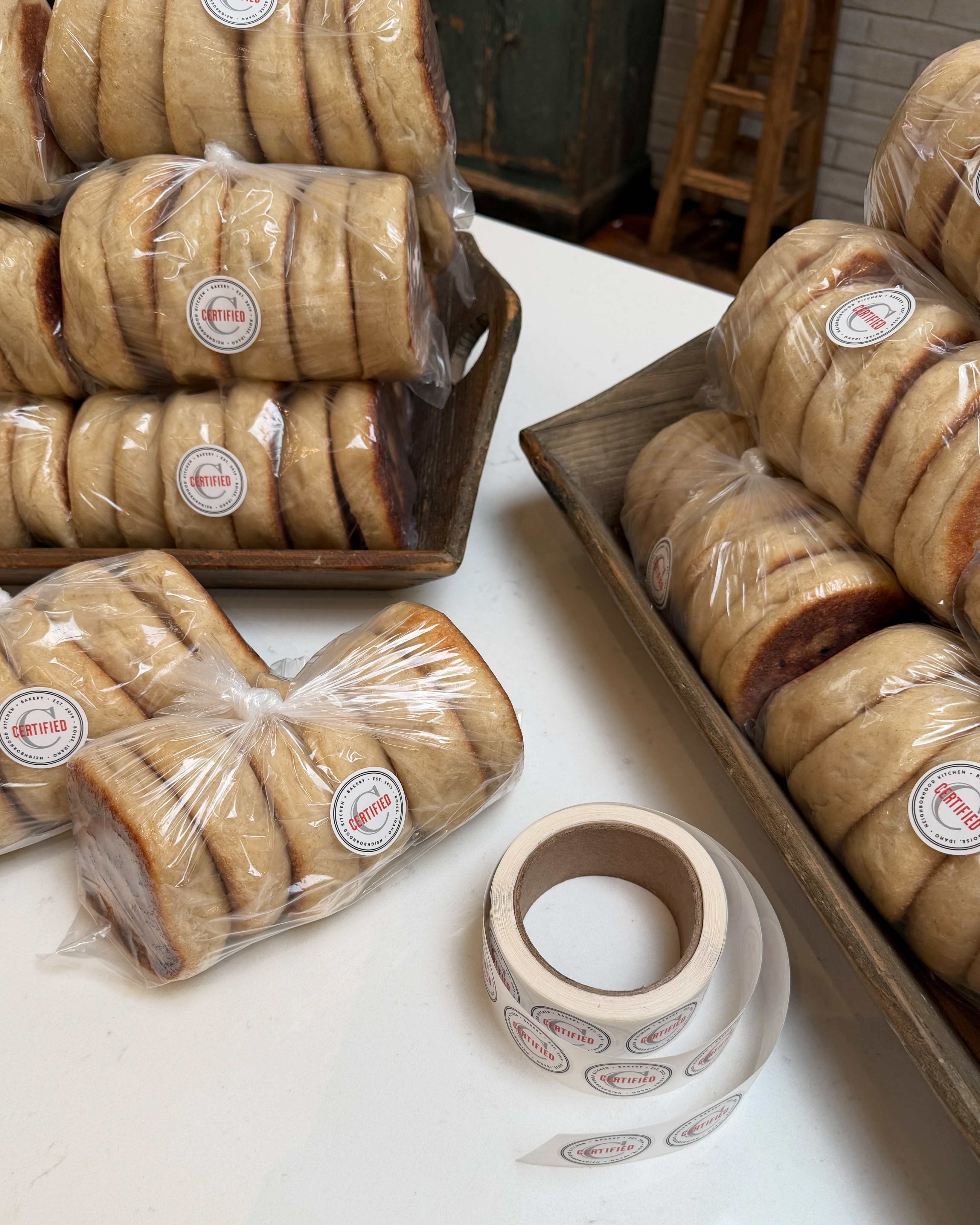 Good news: the English muffins are back in stock. Better news: there are plenty to go around.
