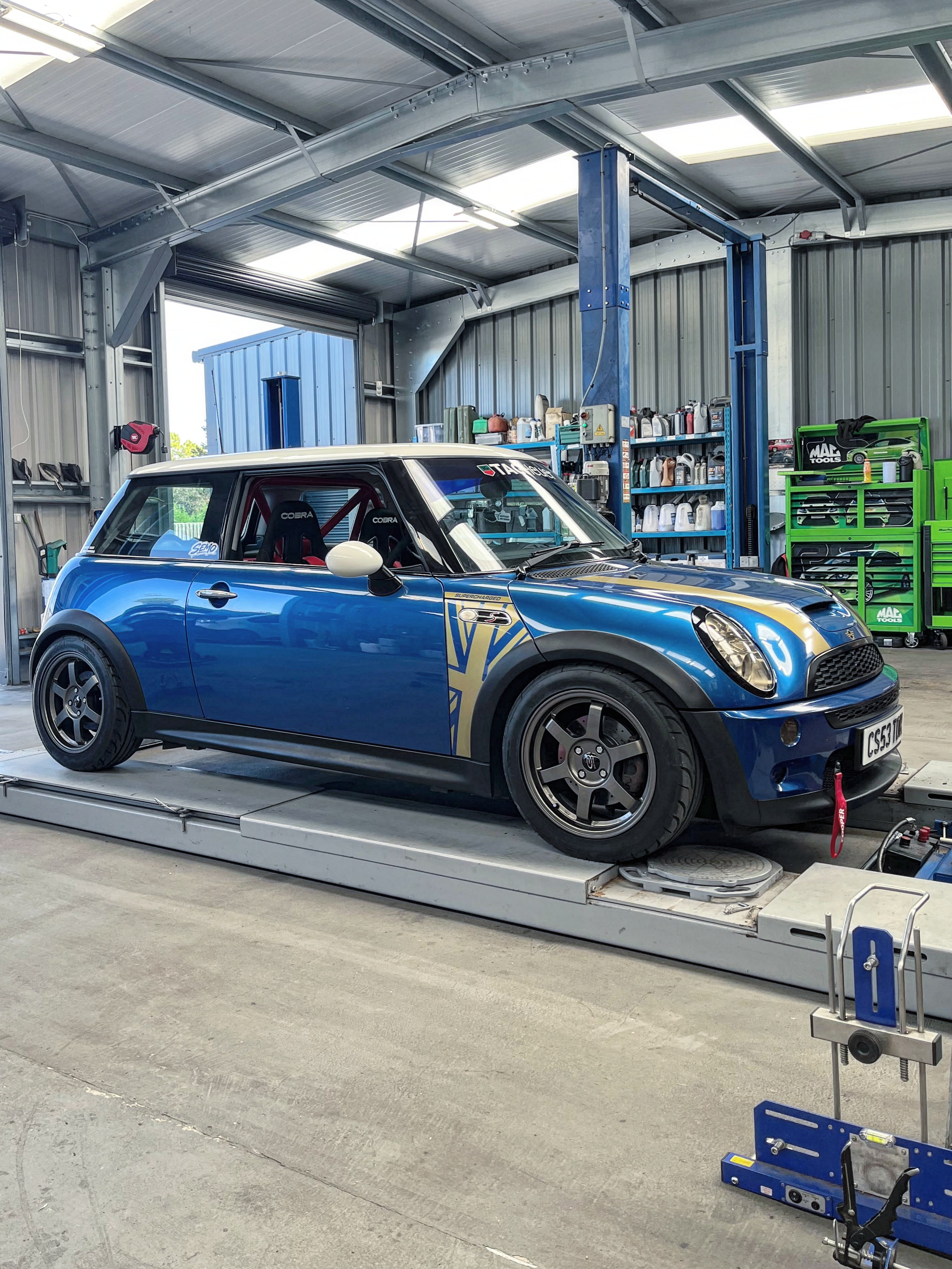 Check out this Mini Cooper S! 🔥🏁
If you didn’t already know, we work on all makes and models, especially when it comes to fast road and track day setups.
This customer came down to us for an uprated coilover installation and full geometry setup, getting the Mini properly dialled in and ready for some serious fast road driving and track action! 💨 We’ve also recently added a dedicated page to our website covering suspension geometry, wheel alignment and track day setups.
Looking to improve the handling of your car? Check out the new page on our website or get in touch with us for more information.
#minicoopersr53 #TrackDay #WheelAlignment #SuspensionSetup #ocmotorsport