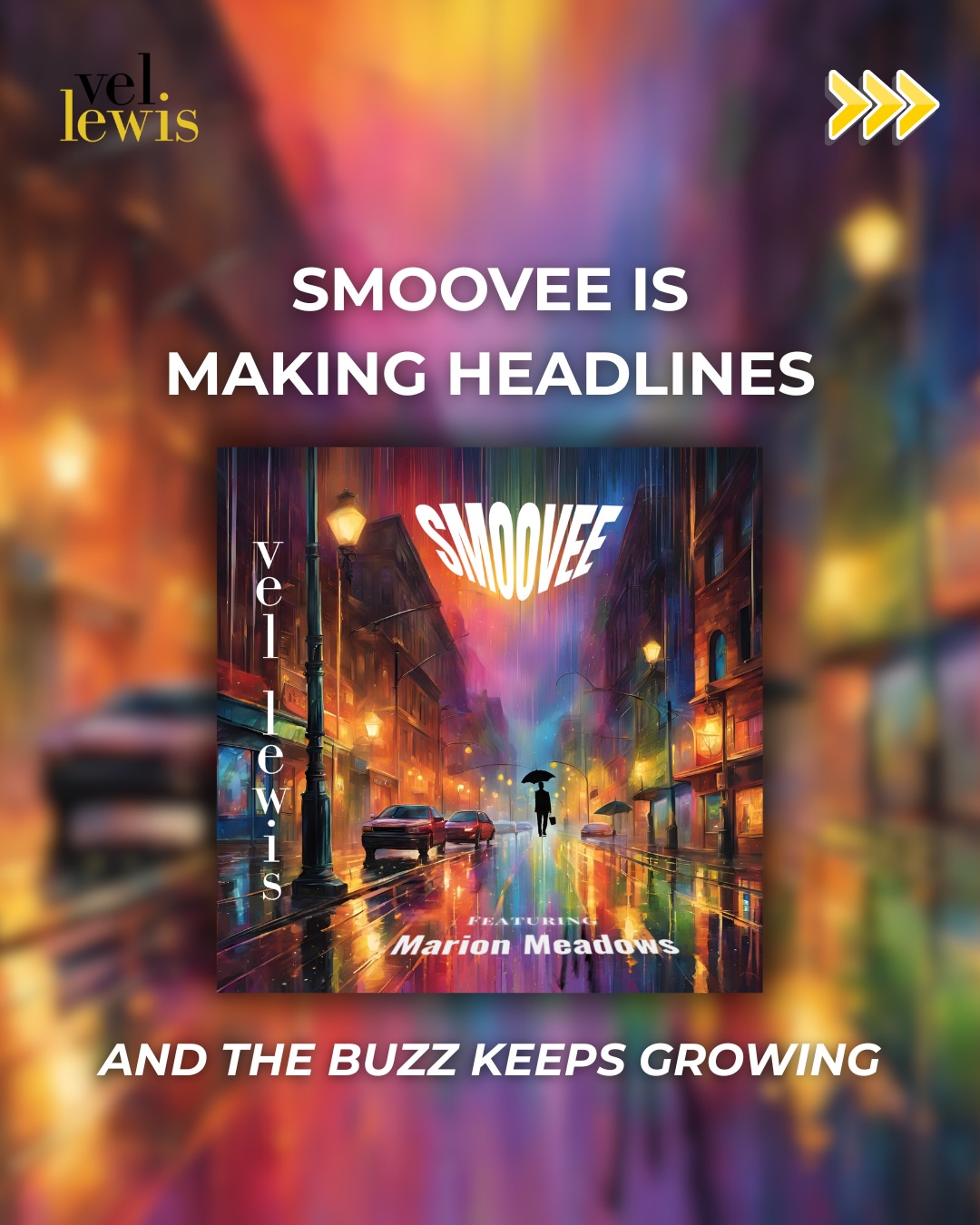“Smoovee” is making its way around the world! 🌎🎶
I’m grateful to see my single with Marion Meadows featured by Spielemagazin.de in Germany, Tinnitist in Canada, and BroadwayWorld.
Thank you to Darryl Sterdan, Rachel Stone, and everyone who has taken the time to listen, write about the music, and share my story. Seeing “Smoovee” reach new listeners several months after its release means so much to me.
Swipe through to see some of the coverage — and thank you for being part of this journey! 💛
#VelLewisMusic #Smoovee #MarionMeadows #SmoothJazz #music