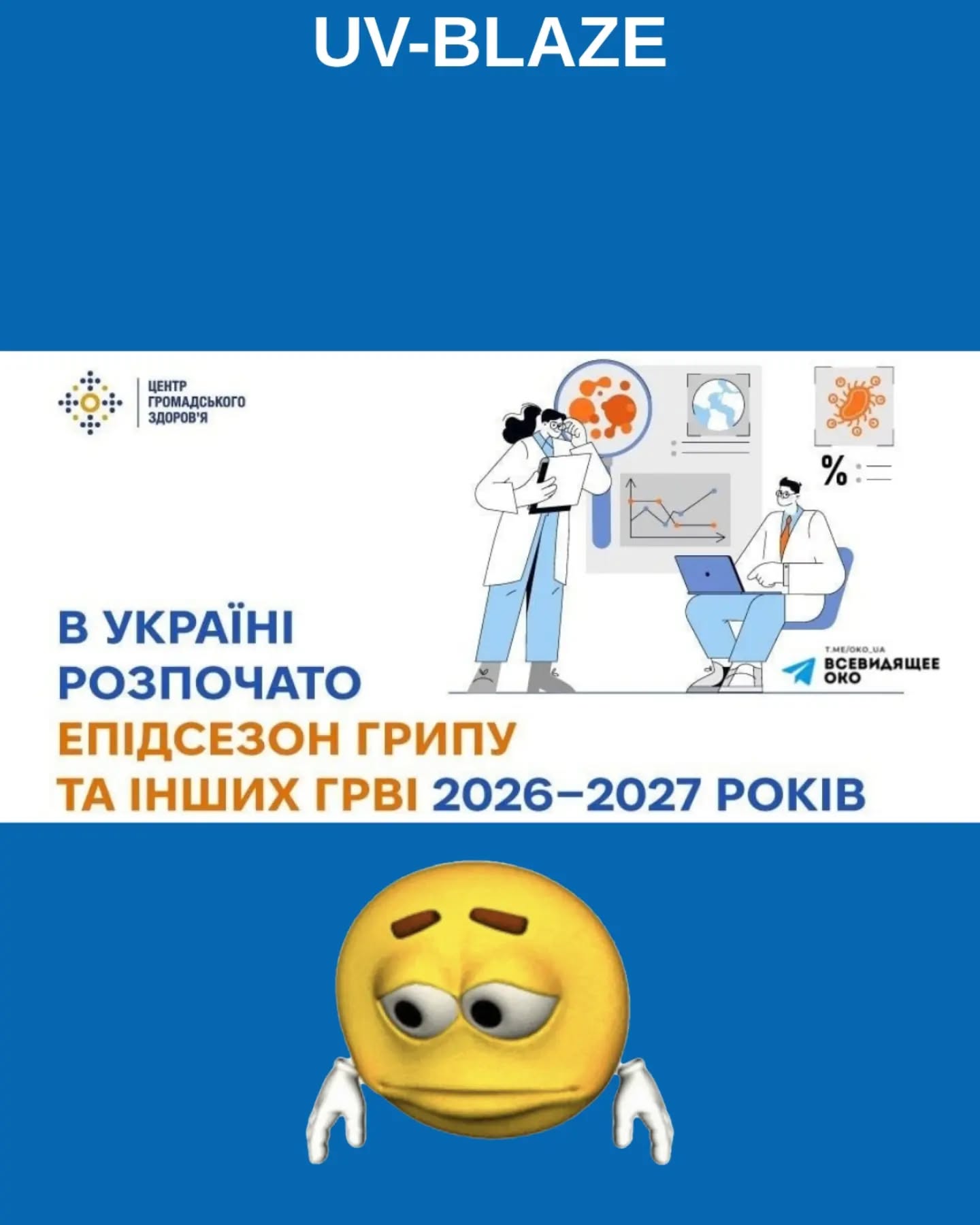 😫‼️ Розпочався епідемічний сезон 2026-2027 😷
Необхідно вжити заходів з профілактики, максимально убезпечити середовище перебування та запобігти розповсюдженню ГРИПУ, ГРВІ тощо. У нашому профілі можете знайти опис основних симптомів, а також рекомендації.
Нагадаємо, що УФ-опромінення дійсно ефективно працює у місцях масового скупчення людей, суттєво знижує рівень захворюваності. Особлива конструкція екранованих опромінювачів дозволяє застосовувати УФ-промені за присутності людей, знезаражуючи повітря під стелею, яке циркулює приміщенням. Застосування опромінювачів, зокрема, у школах може навіть запобігти введенню карантинів, які перешкоджають освітньому процесу, та й просто допоможе поберегти здоров'я в умовах постійного стресу.
Будь ласка, не нехтуйте безпекою та вживайте всіх можливих заходів для переривання шляхів передачі інфекційних захворювань!
Бажаємо міцного здоров'я, бережіть себе 💙🌱
За додатковою консультацією звертайтеся за телефонами:
+380688772166
та
+380631541925
(Олег)
Також завітайте на наш сайт (посилання у шапці профілю)
💙💙💙