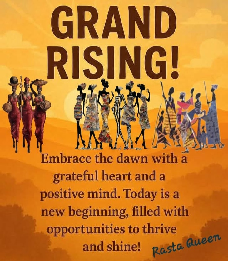 Grand Rising one & all❤️💛💚🖤