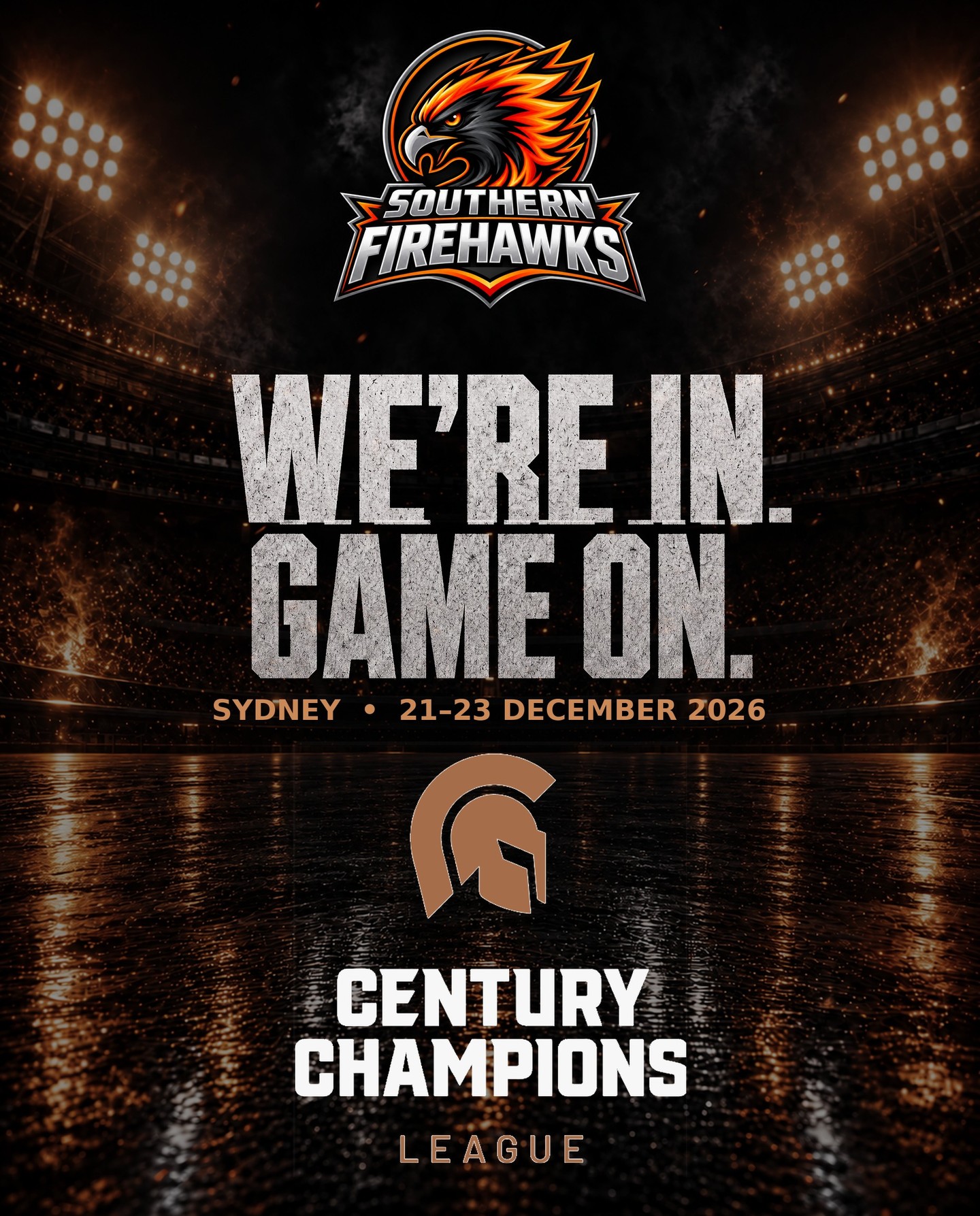 🔥 WELCOME TO THE @CenturyChampionsLeague, @SOUTHERNFIREHAWKSCRICKET ! 🔥
A new franchise is ready to take flight.
Introducing the Southern Firehawks joining the Century Champions League in the Sydney Junior Tournament and ready to bring the heat to the competition. 🏏🔥
New colours. New players. New rivalries.
The Firehawks have landed. Let’s go. 🔥 Nominate for Sydney Juniors now via our link in bio
#CenturyChampionsLeague #SouthernFirehawks #CCL #Cricket #JuniorCricket