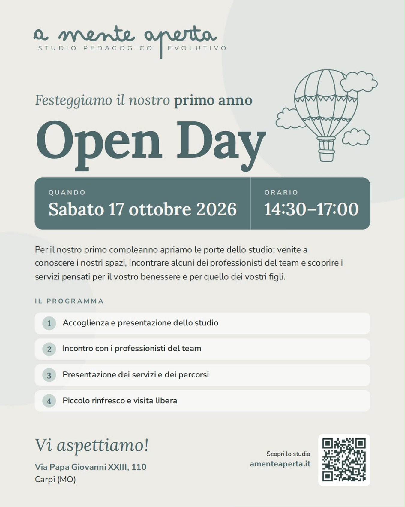 Venite a trovarci per scoprire tutti i servizi dello studio!