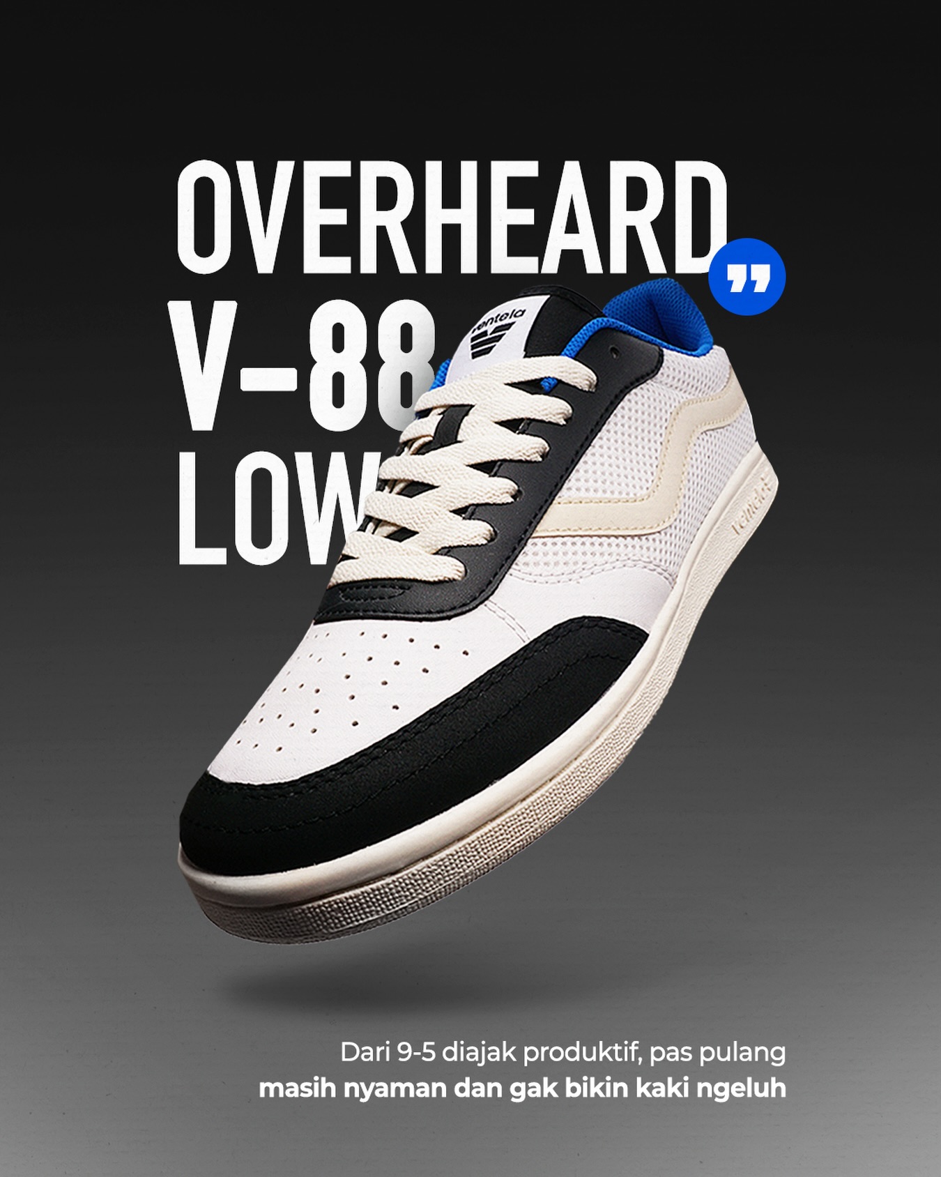 Looks like someone found their new daily pair with V-88 Low 👟
Kata temen-temen kamu soal V-88 Low apa nih?
#VentelaV88 #V88 #V88Low