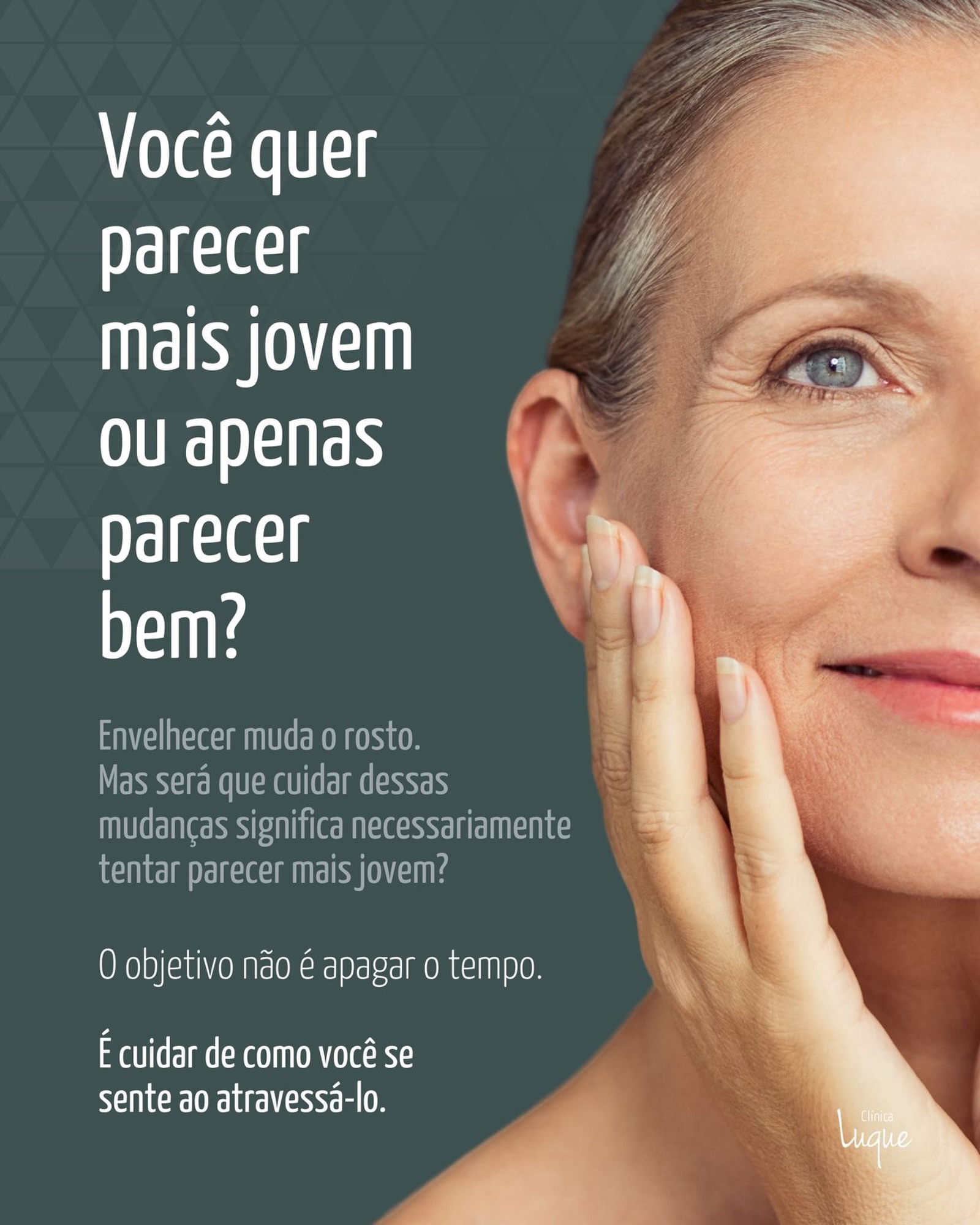 Talvez essa pergunta diga muito sobre a forma como enxergamos o envelhecimento.
Com o passar dos anos, o rosto muda. Surgem rugas, flacidez, alterações no contorno e outras marcas do tempo.
Mas envelhecer não significa, necessariamente, que precisamos apagar essas marcas.
Talvez o mais importante seja entender o que realmente incomoda cada pessoa e quais possibilidades existem para cuidar disso — preservando a naturalidade e a identidade de cada rosto.
Porque, no fim, talvez não seja sobre parecer mais jovem.
Talvez seja sobre continuar se reconhecendo no espelho.
E esse é um assunto que merece uma conversa mais ampla.
Você gostaria de saber mais sobre envelhecimento, mudanças do rosto ao longo do tempo e as possibilidades de cuidar dele? Deixe seu comentário.
#envelhecimento #cirurgiaplastica #envelhecendocomsaúde #rugas #cuidadocomrosto