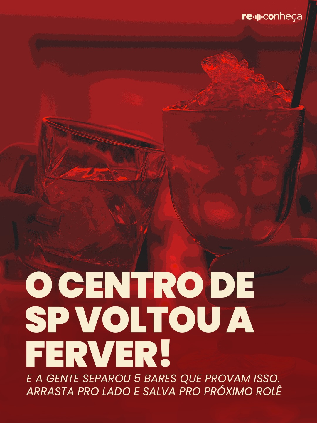 Quem disse que o centro é só lugar de passagem nunca subiu num terraço com vista pro Edifício Martinelli numa quinta à noite.
O centro tá mudando. Prédios que passaram anos fechados viraram rooftops, botecos de esquina ganharam carta de drink autoral e a região inteira voltou a ter aquele movimento gostoso de gente que chega pra ficar. E o mais legal é que por trás de cada balcão tem uma história, um chef, um bartender, gente que resolveu apostar no coração da cidade.
Salva esse post, chama a galera e bora reconhecer o centro com outros olhos.
