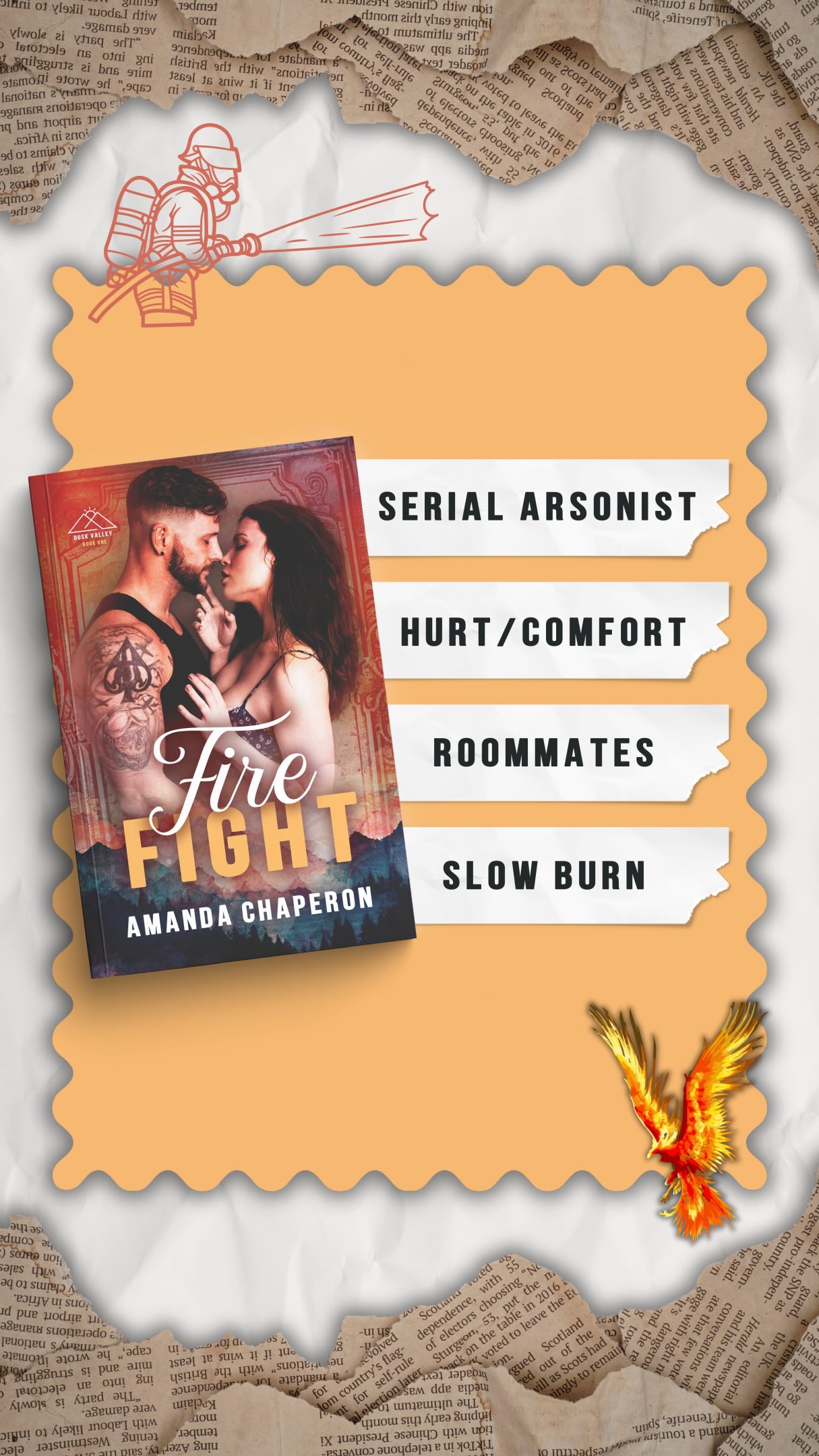 when he lends her some of his clothes and they’re way too big but he says THIS 🤭
📖 Fire Fight by Amanda Chaperon | available now in all formats!
❤️🔥 western small town
❤️🔥 romantic suspense
❤️🔥 firefighter x private investigator
❤️🔥 strangers to lovers
❤️🔥 hurt / comfort
❤️🔥 slow burn
❤️🔥 reformed bad boy
❤️🔥 trauma & secrets
❤️🔥 forced proximity / roommates
❤️🔥 touch her/him & d!e
❤️🔥 a serial arsonist antagonist
available now in all formats!
#smalltownromance #romanticsuspense #forcedproximity #spicyromancebookrecs #kindleunlimitedbooks romance book recs slow burn romance steamy romance book quotes book recs firefighter romance book boyfriend