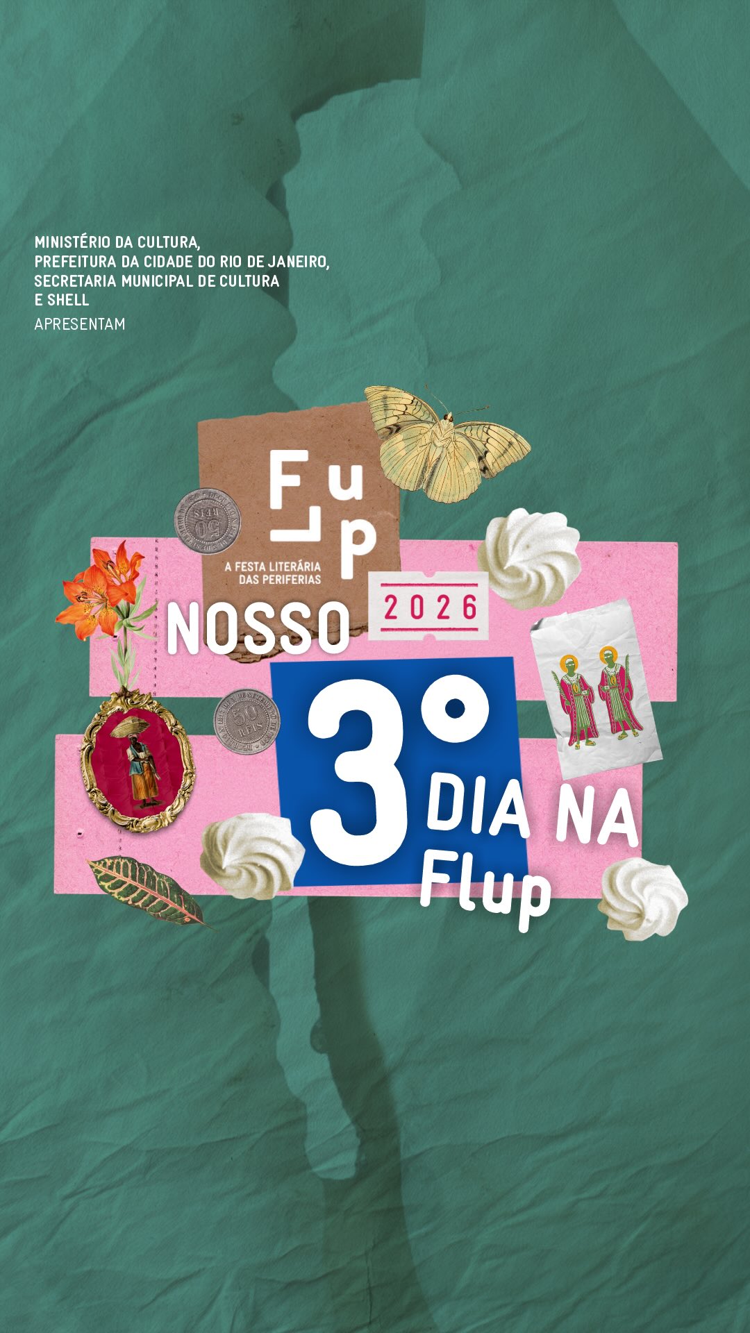 Na Academia Brasileira de Letras, com a entrega do Prêmio João e Júlia do Rio — Romance.
No Teatro Carlos Gomes, falamos sobre amor, negritude, interseccionalidade e legado, com encontros entre Elisa Lucinda, Fabi Albuquerque, Vitória Rodrigues, Kimberlé Crenshaw, Kehinde Andrews, Cida Bento, Kabengele Munanga e Rosana Paulino.
As bênçãos de Mam’etu Seci Caxi, Mãe Torodi, Mãe Obá Aganju e Mãe Marli de Xangô abriram os caminhos dessas conversas.
Na Praça Tiradentes, teve circo, Festival de Acarajé do Rio Rosa Perdigão, Sarau “Dengo e Cheiro no Cangote”, Isaar e, pra fechar, Sons Latinos Periféricos tomando conta da noite.
O Salão Guarani recebeu Slam Colegial, Batalha de Esquetes Ubirajara Fidalgo e a mesa “Coleção Feminismos Plurais, uma kizomba do pensamento: poder, amor e fé” com Adilson Moreira, Carla Akotirene, Sidnei Nogueira e Djamila Ribeiro.
Também teve Artimanhas Quebradeiras e mais uma entrega do Prêmio João e Júlia do Rio - Literatura Infantil.
Vem celebrar as histórias na maré da memória. 🌸
Até 27 de setembro no Teatro Carlos Gomes, Praça Tiradentes e Salão Guarani.
A 16ª FLUP é apresentada pelo Ministério da Cultura, Prefeitura da Cidade do Rio de Janeiro, Secretaria de Cultura e Shell. Tem patrocínio master da Shell por meio da Lei Federal de Incentivo à Cultura, patrocínio da Prefeitura da Cidade do Rio de Janeiro e Secretaria de Cultura, por meio da Lei Municipal de Incentivo à Cultura - Lei do ISS, e Secretaria Municipal de Educação. O apoio é da Fundação Ford, Imaginable Futures, Instituto Ibirapitanga, Hawthornden Foundation, Fundação Itaú e British Council. A parceria é da Embaixada da França. Realização: Suave, Associação Na Nave e Ministério da Cultura.
De 16 a 27 de setembro, o Rio recebe a primeira edição da Semana de Arte do Rio.
Serão 12 dias de programação, reunindo festivais, exposições, intervenções urbanas e atividades de diferentes linguagens artísticas em espaços culturais, museus, teatros, galerias e equipamentos públicos da região central.
Uma plataforma que conecta arte, cultura, cidade e economia, fortalecendo o Rio como referência na produção.