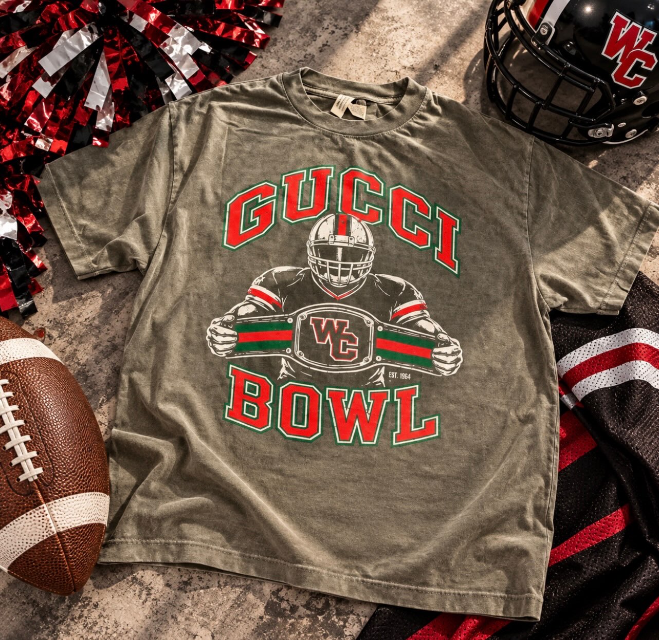 Game day, but make it GUCCI. 😮💨🏈🔥
Churchill spirit with a little extra attitude. Custom printed, team ready, and definitely not your basic spirit tee. 🖤❤️🤍
Your team brings the energy. We’ll bring the gear.
#OvationDance #OvationSport #Churchill #GucciBowl #ChurchillSpirit