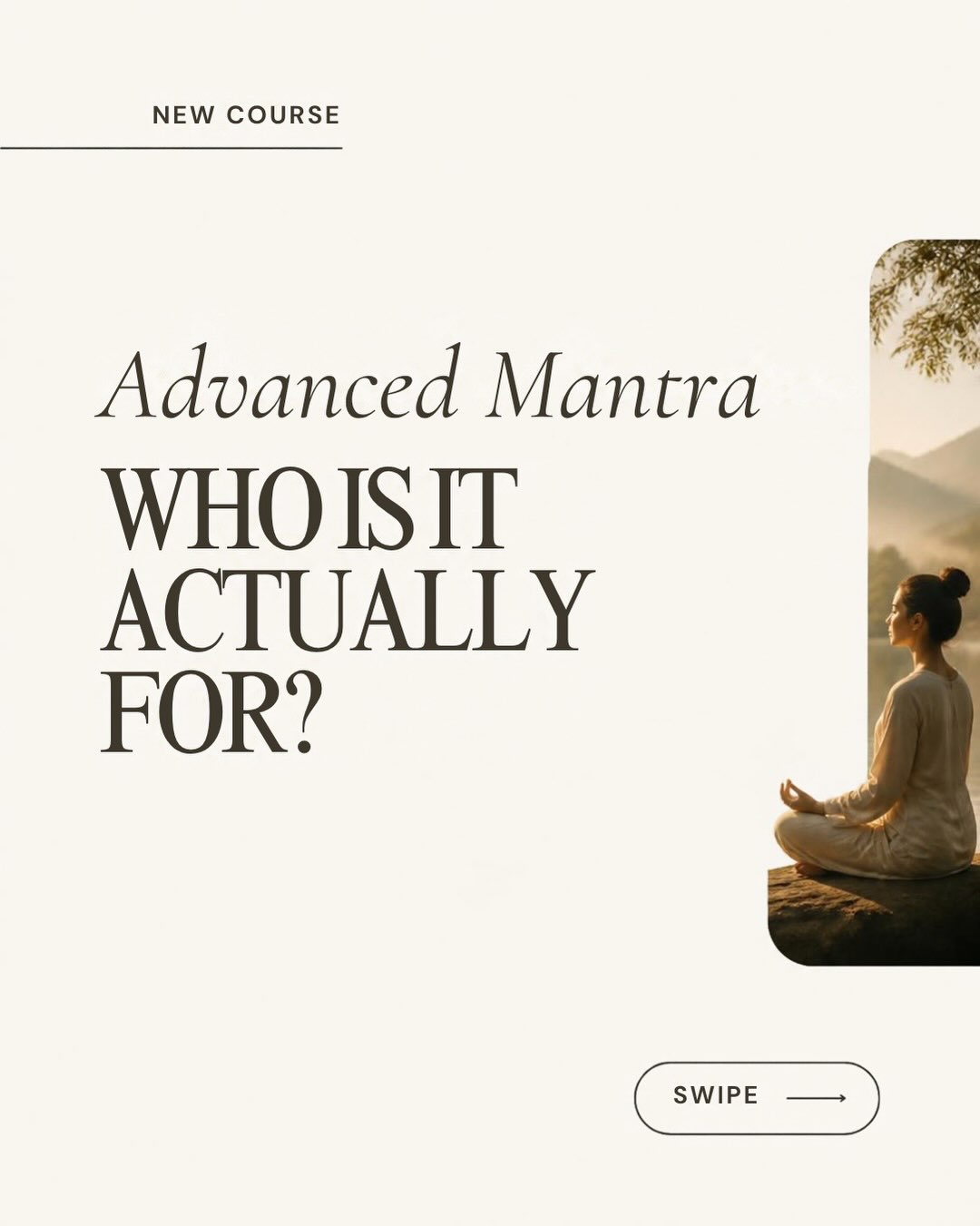 This is something I get asked a lot and so I thought I would lay it out real simple.
It relates to my Advanced Mantra Course for established Vedic meditators who feel ready to explore the next stage of their practice.
If your initial mantra has taught you to go inward and deep, Advanced Mantra introduces a more expansive quality to the practice — supporting the evolution of consciousness and the integration of Being and all of its wondrous qualities into life with your eyes wide open.
The course is a private 90-minute 1:1 session where we’ll explore the Vedic knowledge behind this next stage of practice, you’ll receive your Advanced Mantra through traditional initiation, we’ll meditate together and I’ll teach you some new techniques and practices to take home with you.
And a couple of important things:
You don’t need to have learnt Vedic Meditation from me.
If you’re an established Vedic meditator who received your initial mantra from a certified Vedic Meditation teacher, you’re very welcome to learn Advanced Mantra with me.
And you don’t need to be in Sydney either.
I teach Advanced Mantra in person in Sydney or live online, so I can work with Vedic meditators interstate and internationally too. 🌏
Take that state you have achieved through transcendence out into the world where you can contribute meaningfully. Shift from withdrawal to relevance.
If you’ve been wondering what’s next for your practice — or you’re simply curious about whether you’re ready — DM me ADVANCED.
We’ll have a chat about your practice and work out whether the time is right.
ARE YOU MEDI?
You can find out more about this course via my website www.sarahsusak.com
#advancedmantra #medisteadygo #areyoumedi
