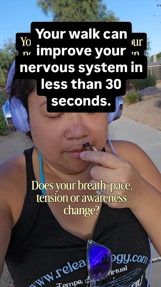 Smell has direct connections with brain regions involved in emotion, memory and autonomic responses. That does not mean every essential oil is calming for every person.
Choose a scent you already tolerate. Notice a simple baseline, use a brief smell input and check again. The goal is curiosity about your response, not forcing relaxation.
It is BEST to assess your movement before/after a scent to make sure your nervous system likes it. I've had patient's find that the scent they were diffusing 'cause they liked was triggering to their nervous system. I teach you exactly how to do this in my courses and will cover it in the upcoming masterclass!
I am Sara Becker, neuro physical therapist. I help medically dismissed adults understand and ease their symptoms through the lens of neurology.
Comment MASTERCLASS to get on the priority list!