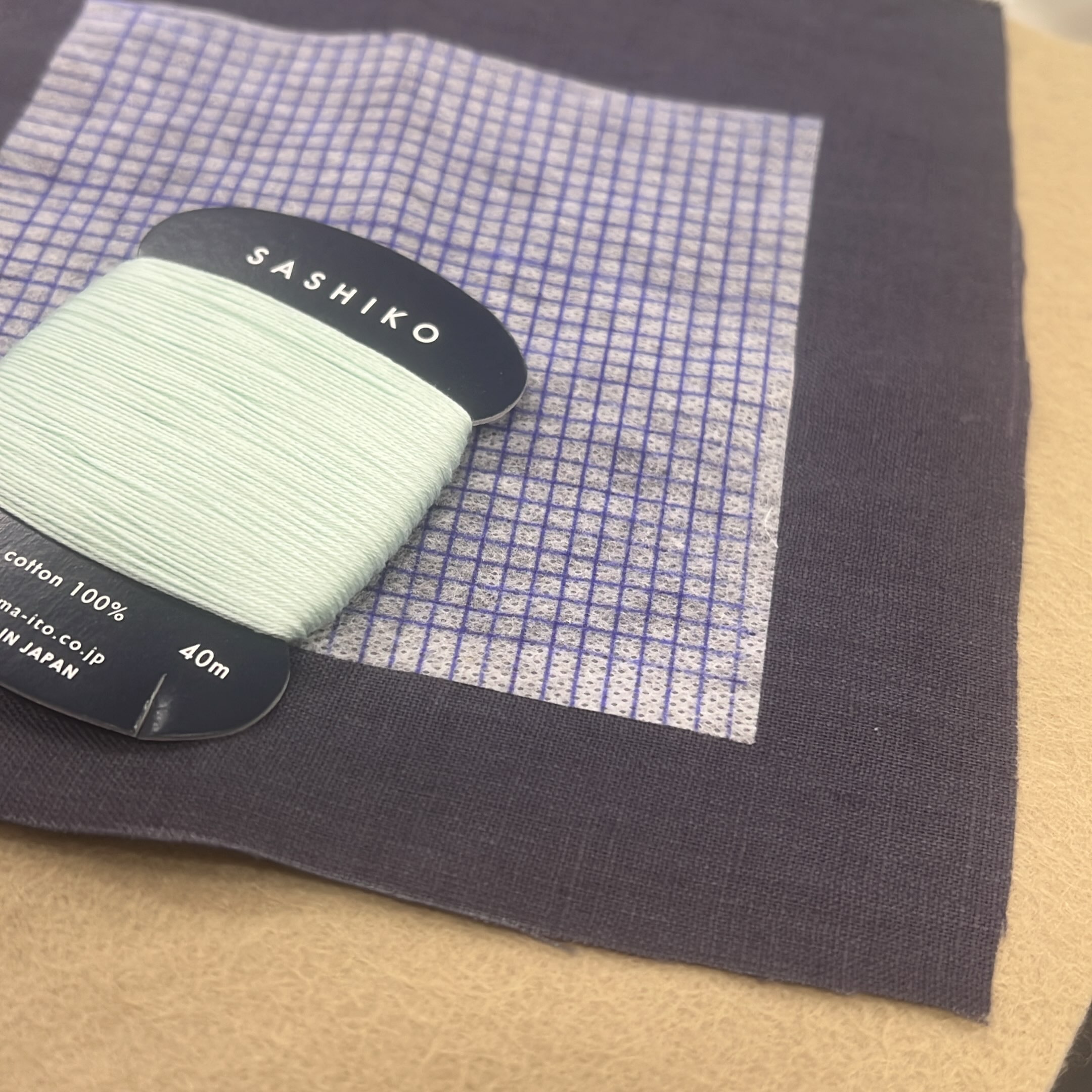 Having a play drafting my own Sashiko mending patches. Hopefully I will get this onto my favourite dress. Let’s see how this goes. Come down to @historicvillage and have a looksy. Here till 2pm today 🤩