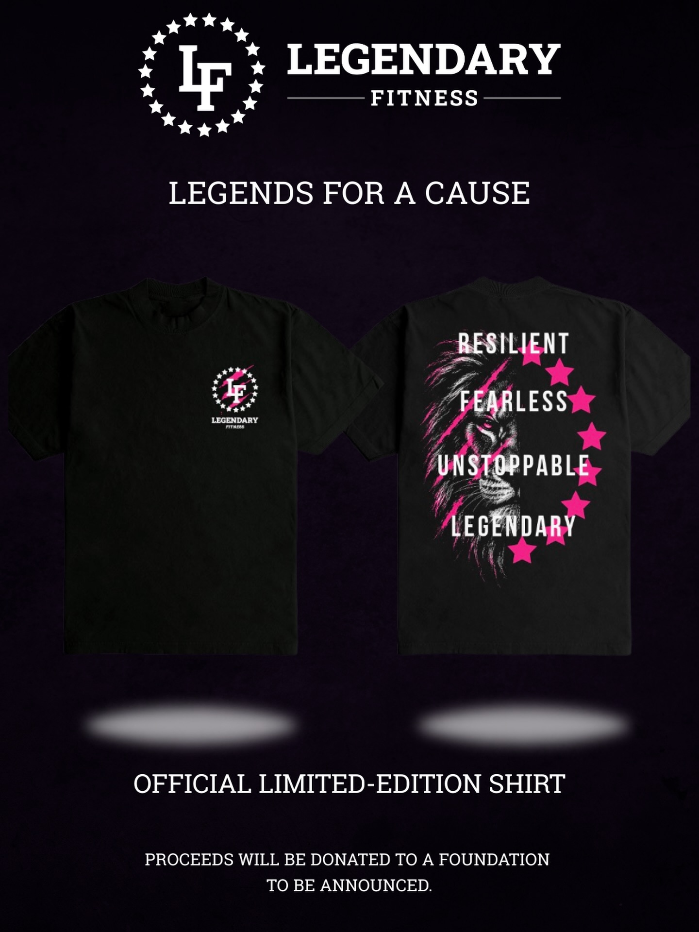 Mark your calendars because Legendary is coming together for a cause.
Join us Saturday, October 24th at 10:00 AM at @vivomiamifl and @sportssocialdolphinmallfl for our Legendary Breast Cancer Fundraiser Event.
Our limited-edition “Legends for a Cause” shirts are officially available for pre-order starting September 28th.
Get the $50 VIP Bundle, which includes:
• Limited-edition fundraiser T-shirt
• 3 Torture Tickets
• Pre-sale only through October 17th
Proceeds will be donated to a foundation to be announced.
Come support an incredible cause, represent Legendary, and be part of a day centered around community, strength, and giving back.
