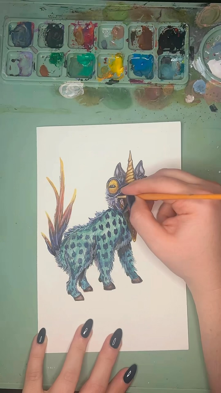 Gave the random animal generator from Tuimiz a shot to get warmed up for @drawtober! Some prompts brought the cuteness factor while others were perhaps cursed.