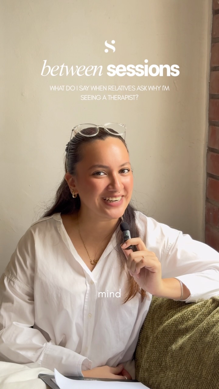 “Why are you seeing a therapist? Is something wrong?” 😅 Explaining therapy to family or relatives can feel intimidating, especially when you want to protect your privacy without causing unnecessary conflict.
In this episode of Between Sessions, our therapists share simple ways to tell them:
👉 “I’m just working on managing my stress better so I can show up well in my life”.
👉 Or gently remind them that personal healthcare is private, and you’re uncomfortable to share.
Remember: You don’t owe anyone a full explanation of your personal journey to deserve support 💚
