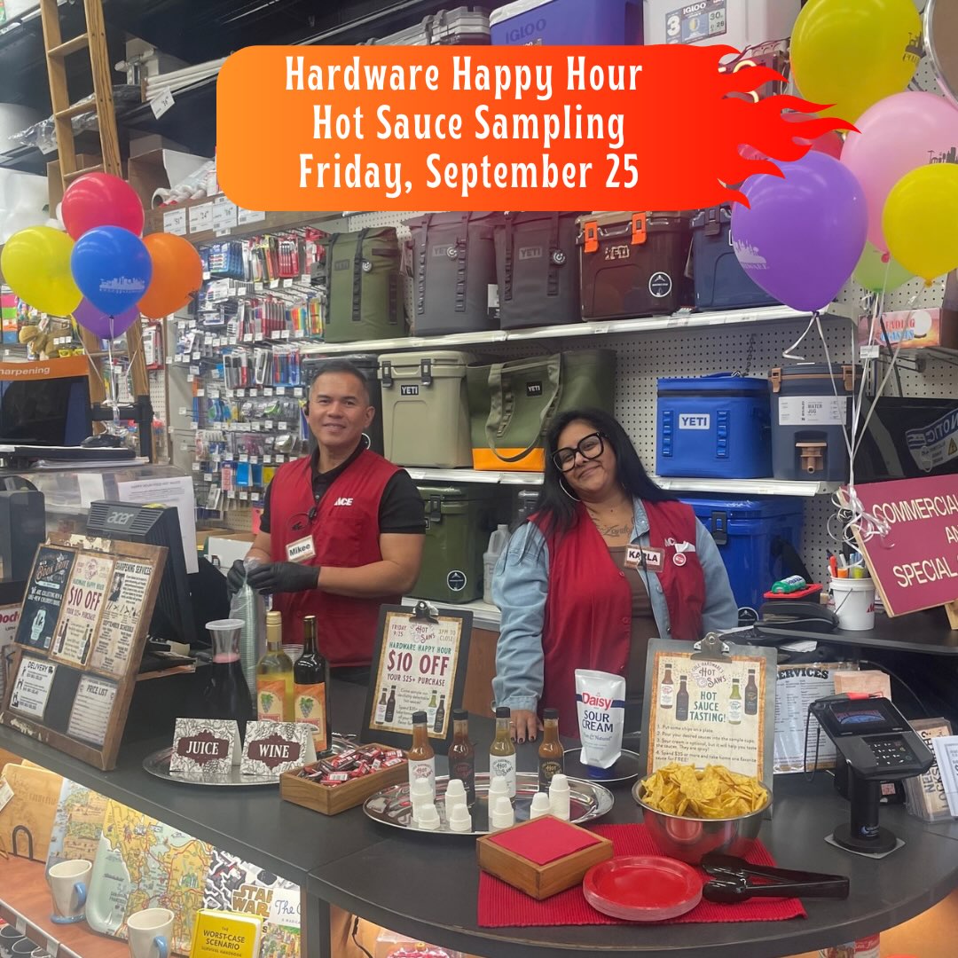 The hottest Hardware Happy Hour is here! Head on over to Cole Hardware to sample our deliciously spicy Hardware Hot Saws. 🌶️ Spend $25+, get $10 off. Spend $35+, get $10 off and a FREE hot sauce (while supplies last).
#colevalley #rockridge #northbeach #russianhill #hardwarestore