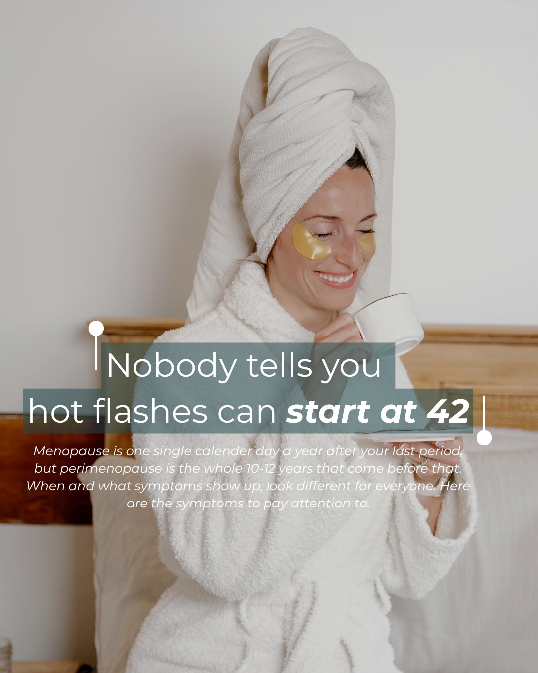 Hot flashes, chin hair, heavy periods, rage that comes out of nowhere, perimenopause can start years before you’d expect, and most of us are never told what to actually look for. Swipe for the signs I wish more women knew before they landed in my office confused and exhausted.
Share this with a friend who deserves to know 🤍