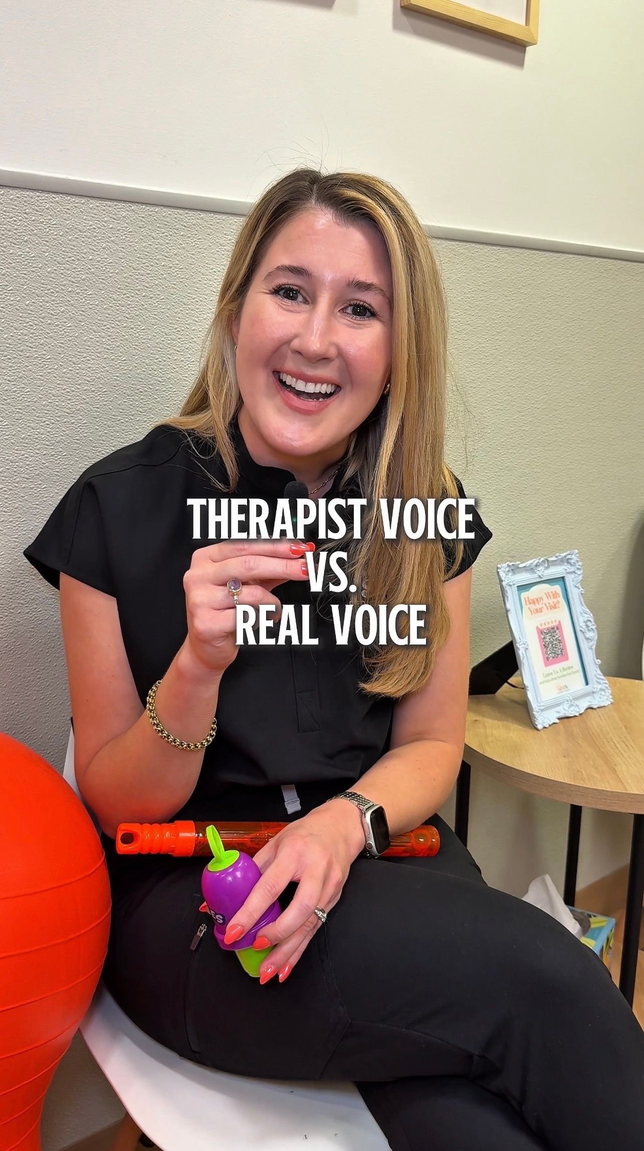 You know that voice you use when you answer the phone and suddenly become a different person?
Yeah. We have one of those, too. 😂
Part customer service voice.
Part preschool teacher.
Part professional hype woman.
100% activated the second a kiddo walks through the door.