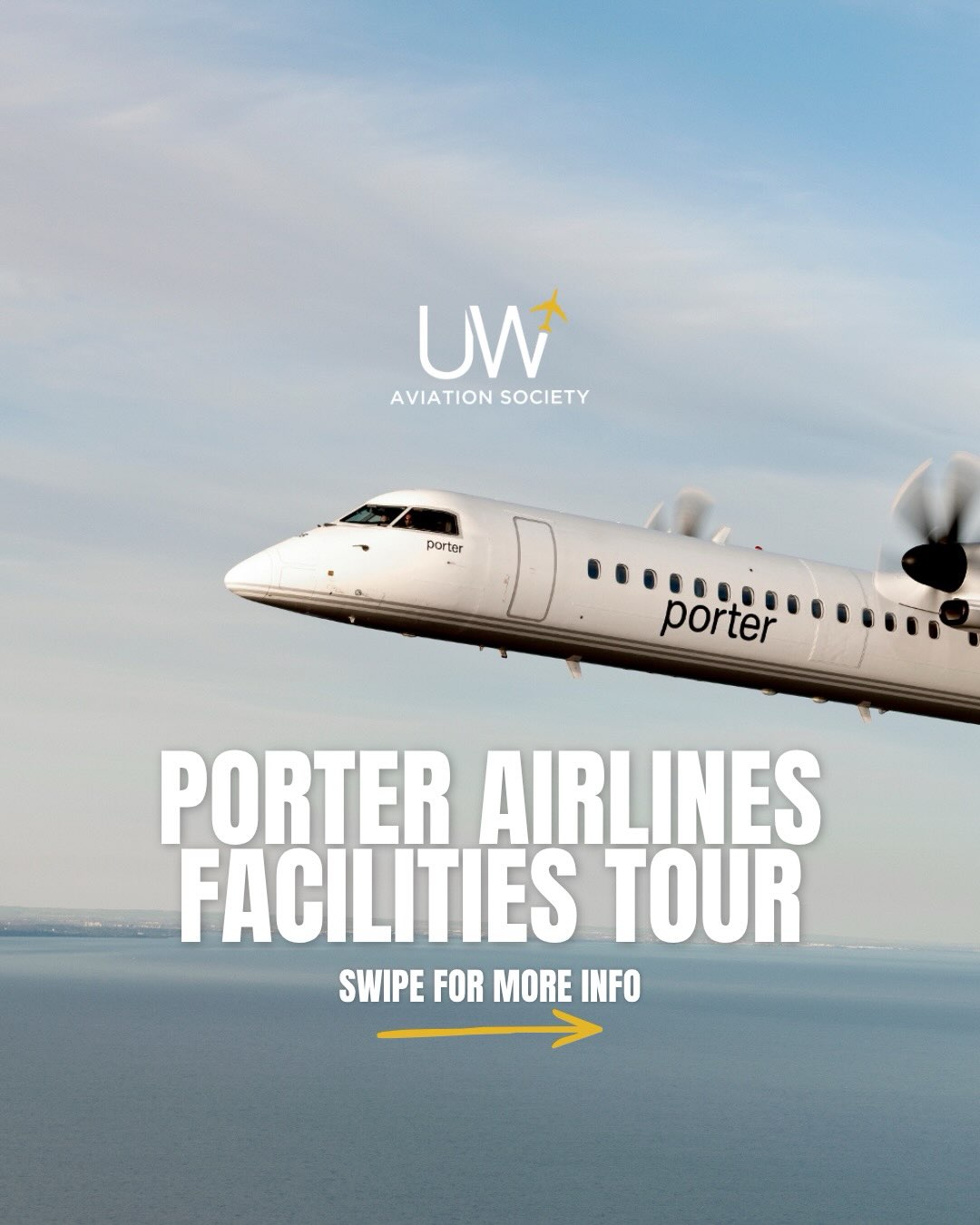 Weâre going behind the scenes at Porter!âď¸
Join us at YYZ on October 19 for a tour of Porter Airlinesâ facilities and a chance to see their operations up close.
â ď¸ Thereâs only 25 spots available!
Applications are now open at uwaviation.com until end of day October 7! This event is free to attend, however due to limited capacity, attendance is by application only and is not first come, first serve. Attendees will be selected at random. If your application is selected, we will contact you with further details.
Questions? Please reach out to us at info@uwaviation.com.