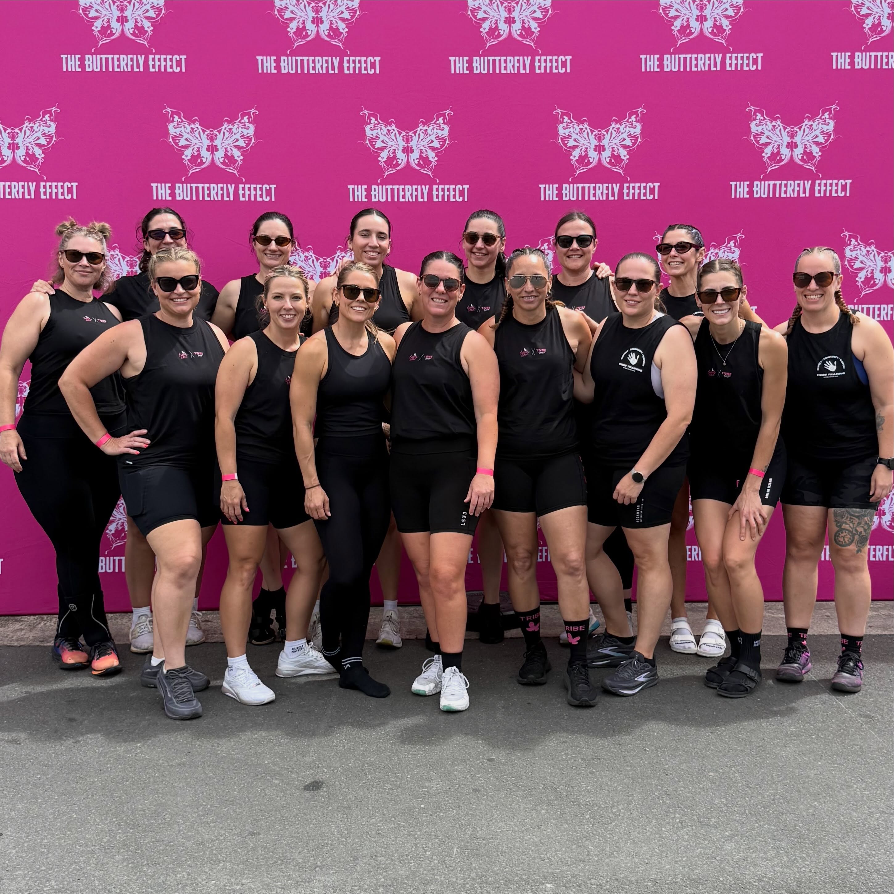 Big cheers to our Tribe ladies who competed at the Butterfly Effect today! 🦋💪 You showed up, backed yourselves and represented Tribe beautifully. Proud of you all! ❤️🖤 #Tribelife