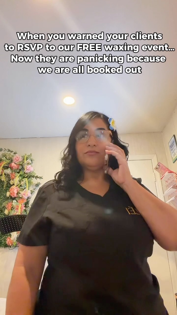 POV: You didn’t RSVP when we told you to… and now you’re freaking out because we’re BOOKED. 😂
Our FREE Waxing Event is almost here and spots are officially filling up FAST!
If you haven’t reserved your spot yet, this is your sign. 👀
📅 October 3rd
📍 SOLÉI Beauty Bar & Spa
🎟️ FREE waxing for NEW waxing clients only
Once the spots are gone… they’re GONE. 🔒
Don’t say we didn’t warn you. 😂
#waxingspecialist#ctwaxing#ctspa
