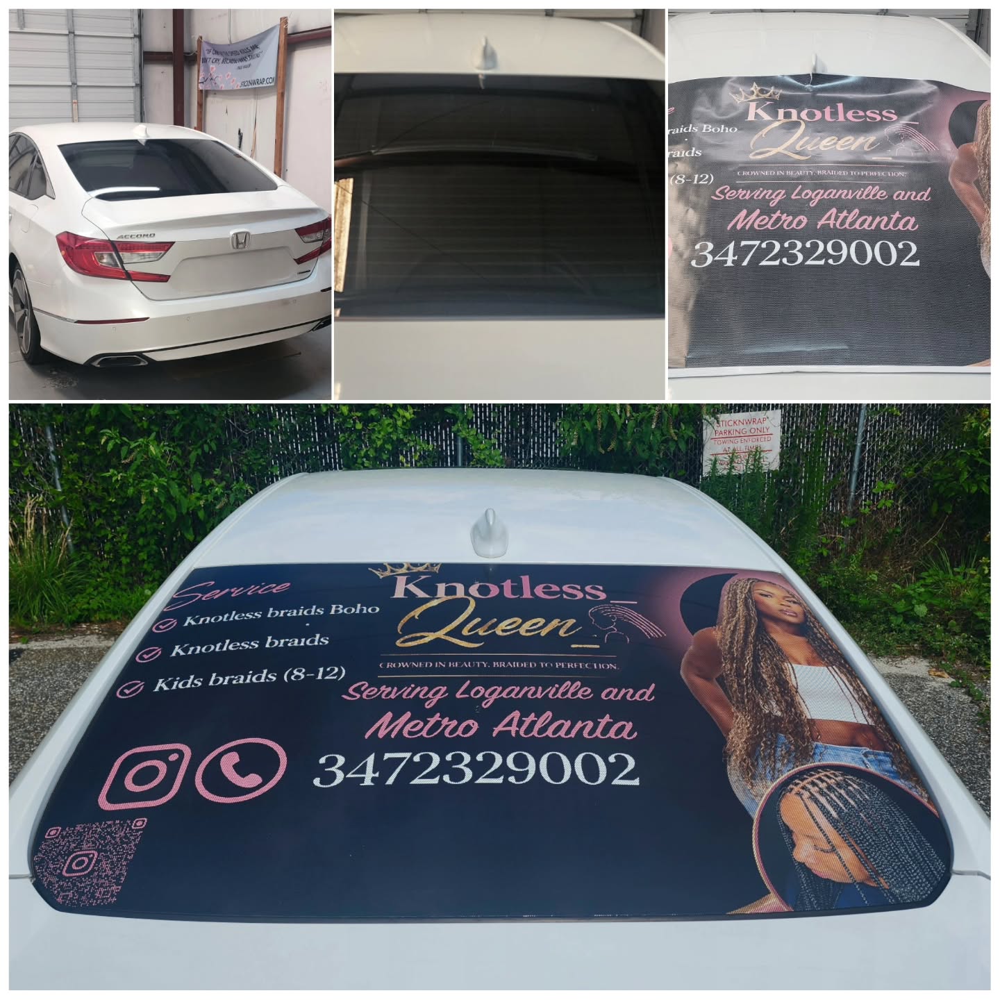 Need some custom lettering or window perf for your vehicle? Give your ride a unique look. Make an appointment with us and have them professionally made by us. We are open, by appointment only. You can schedule online or link is in our bio. https://sticknwrap.setmore.com
Please email us at sales@sticknwrap.com or call 770-299-1980 for more information.
.
.
.
⌨ www.sticknwrap.com
📧 sales@sticknwrap.com
🔑 160 Stanley Court Suite A
Lawrenceville Ga 30046
☎️ 770-299-1980
⏰ Mon to Sat: Appointment Only
📽 YouTube: sticknwrap
🚘 @knotless_queen_
.
.
.
#windowperf #advertising #promoting #business #sticknwrapdotcom