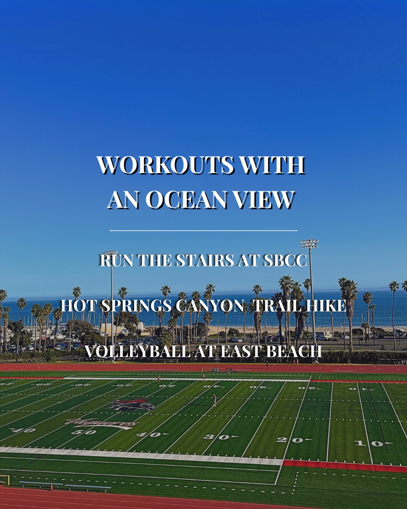 … And if all else fails, there’s always the classic beach run with an ocean dip 🌊
#santabarbara #santabarbaralifestyle #thingstodoinsantabarbara #santabarbaralocal #montecito