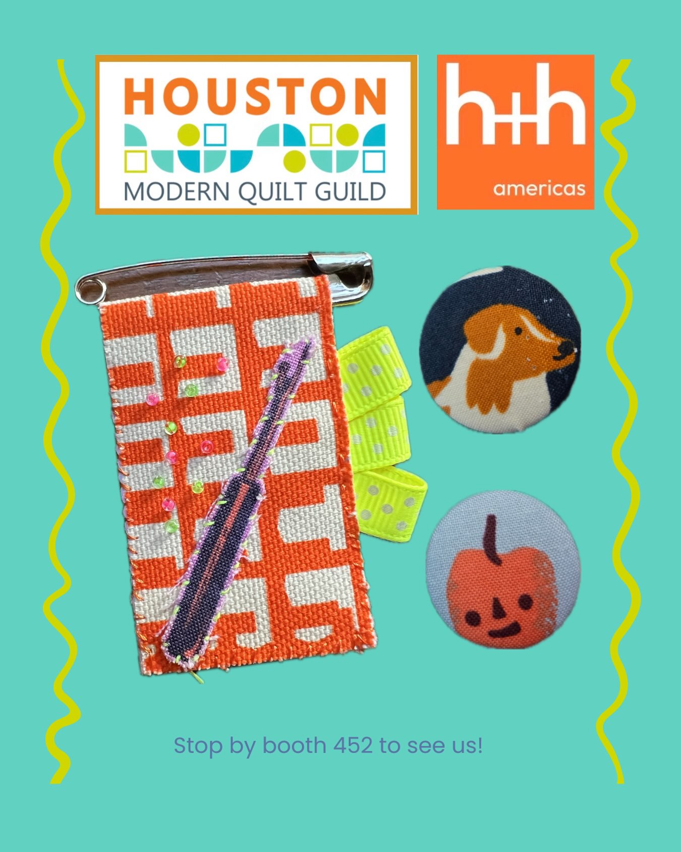 Come and visit us next week in Booth 452 at @hhamericas Houston Fall Edition ! We will have a make & take activity as well as information about our guild ⭐️ #houston #hhhouston