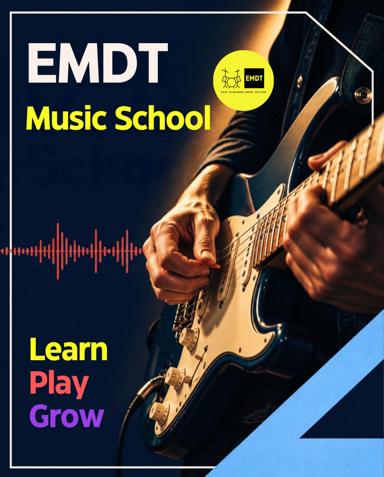 🎶 LEARNING. PLAYING. GROWING. 🎶
At East Midlands Drum Tuition, we believe learning music is about so much more than just playing the right notes. It’s about building confidence, discovering your passion, having fun and watching your skills grow week after week! 🥁🎸🎹🎤
And we’re open Saturdays too! 🙌
Today we’ve got our amazing teachers Bex, Kevin and Naill helping students learn, play and grow — whether they’re picking up an instrument for the very first time or taking their playing to the next level. ⭐
🥁 Drums
🎸 Guitar
🎹 Piano
🎤 Singing
🎺 Trumpet
🎷 Saxophone
🎸 Bass
There’s always something happening at EMDT, and we love seeing our students grow in confidence and ability.
Learn it. Play it. Love it. Grow with EMDT. ❤️
📍 East Midlands Drum Tuition
🎵 Lessons for all ages and abilities
📅 Saturday lessons available
#guitar
#drums
#musicschools
#musiceducation
#emdtmusicschool