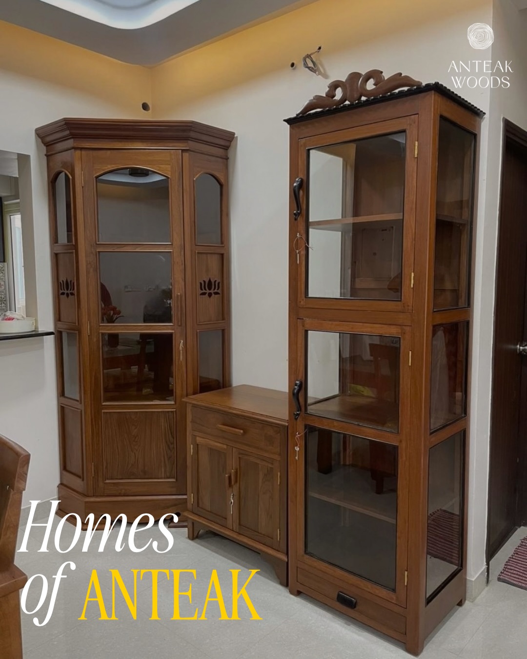 Nothing makes us happier than seeing our furniture become a part of your everyday moments!
#foundathome #anteakwoods #furnitureshowroom #chennaifurnitures #teakwoodfurnitures