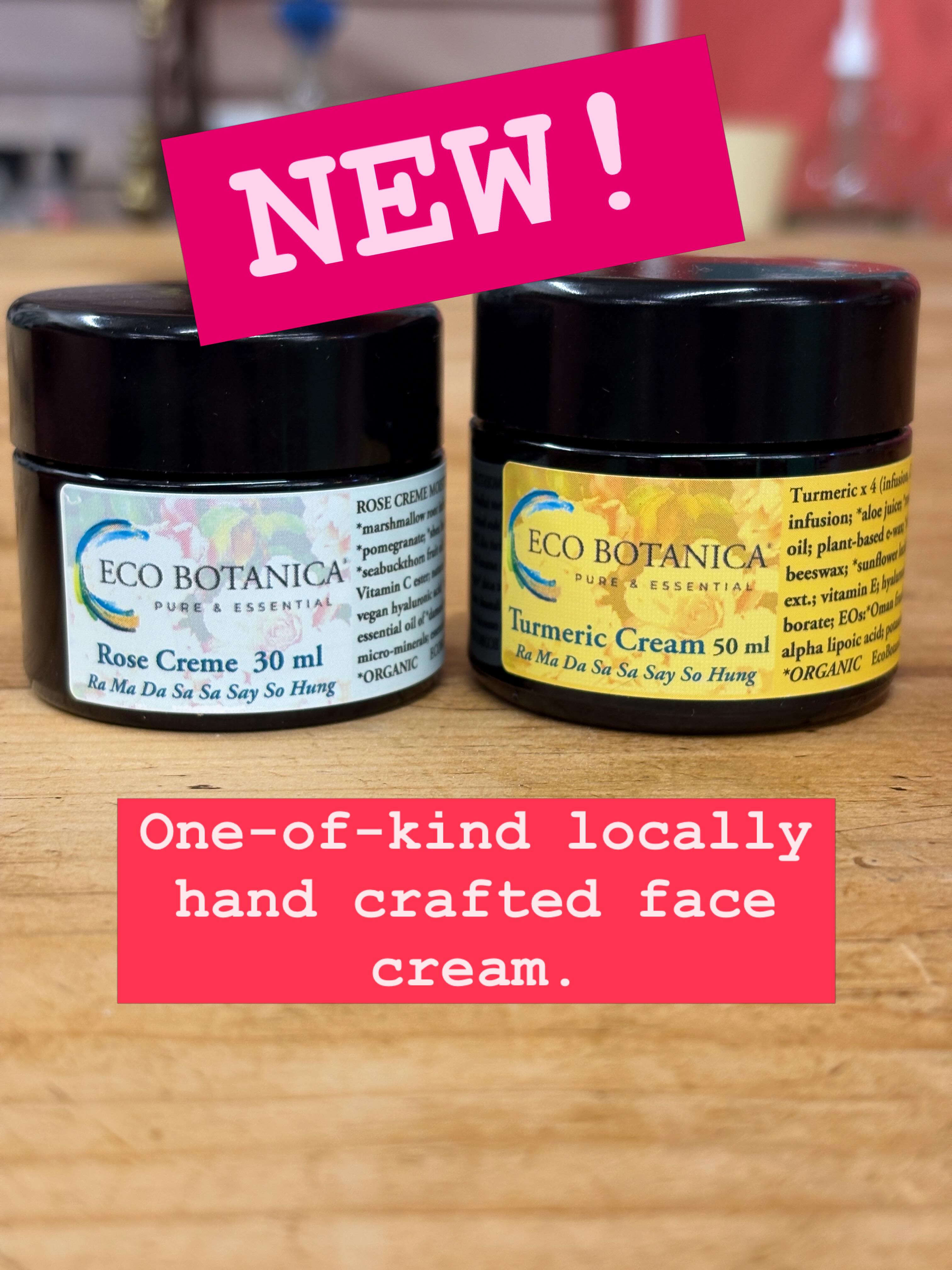 These creams feature the highest quality ingredients that the makers (in Española) have careful sourced. This is truly incredible product. Come try it out today!