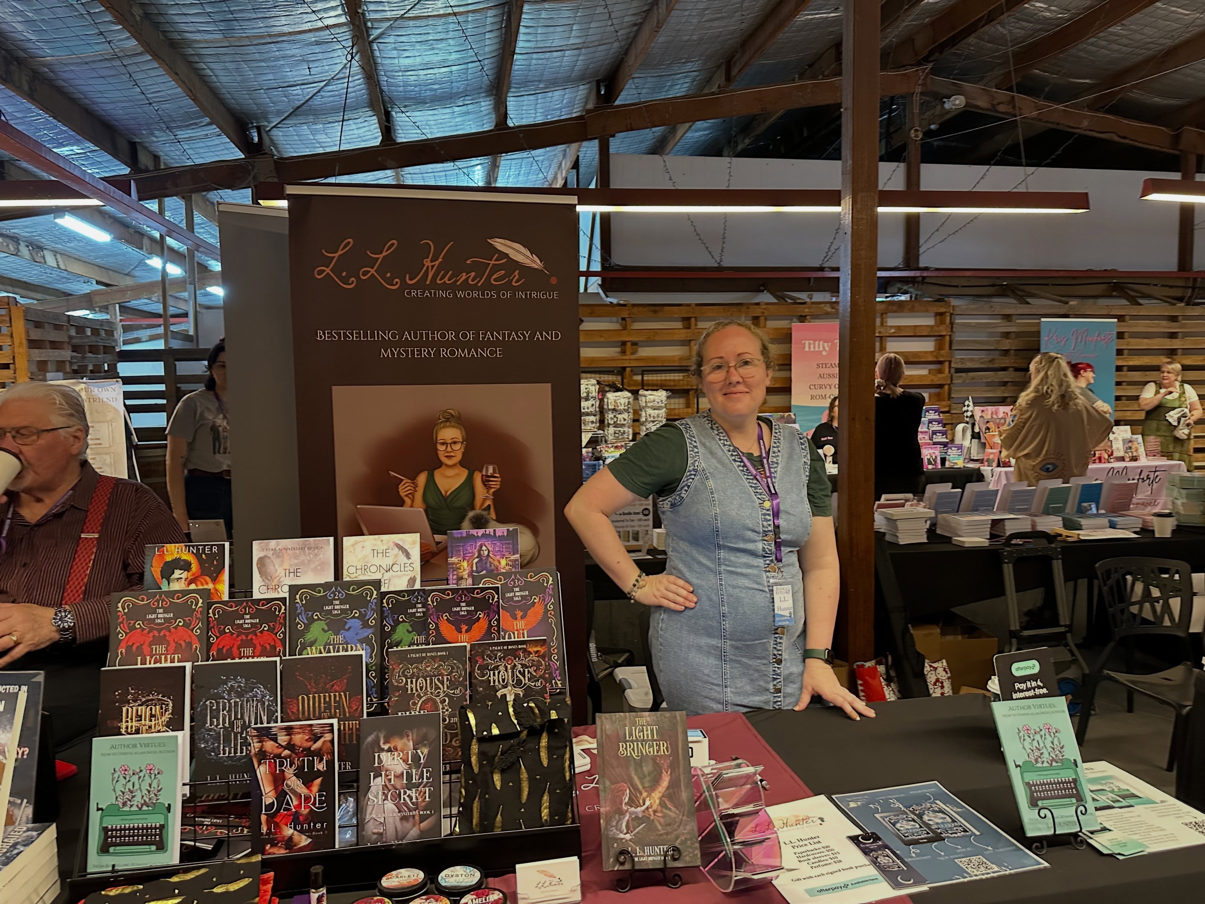 At @booksandbeyond2252 come see us! 10-3 today. Free entry.
