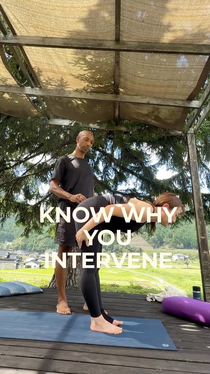 KNOW WHY YOU INTERVENE.
Week Three · Fire
Assessment gives us information.
But information alone does not tell us what to do.
What matters?
What can change?
What needs support?
And what is better left alone?
In therapeutic yoga, an intervention should not begin simply because we have noticed something.
It begins when we understand why we choose to respond—and what we hope that response will support.
Clarity before action.
#300RYTjapan #TherapeuticYoga #YogaTeacherTraining #EmbodiedLearning #fiveelementsyoga