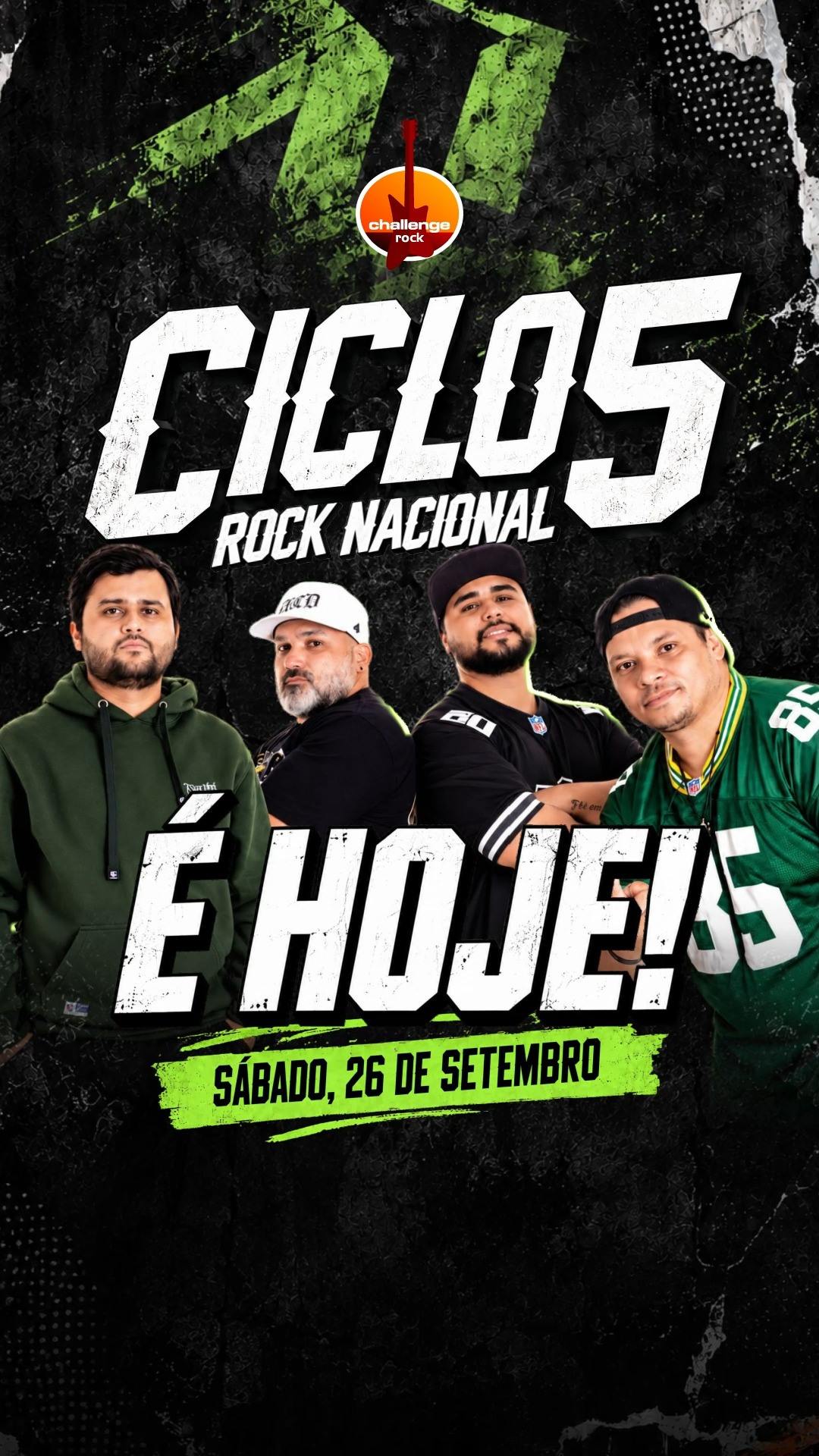 É HOJE! 🔥
Chegou o dia de celebrar o rock nacional! Neste sábado, 26 de setembro, a banda Ciclo 5 (@ciclo5) sobe ao palco do Templo do Rock com um repertório recheado de clássicos que marcaram gerações!
Tem Charlie Brown Jr., CPM 22, Raimundos, Detonautas, Legião Urbana, Mamonas Assassinas, LS Jack e muito mais para cantar do começo ao fim! 🤘
E hoje a festa é ainda mais especial: vamos comemorar o aniversário do vocalista Juliano! Chama a galera e vemm
Reserve sua mesa ou camarote pelo WhatsApp:
(Link na Bio 📱 47 98499-0143)
#ChallengeRock #TemploDoRock #rocknroll #santacatarina #balneariopicarrassc #reels