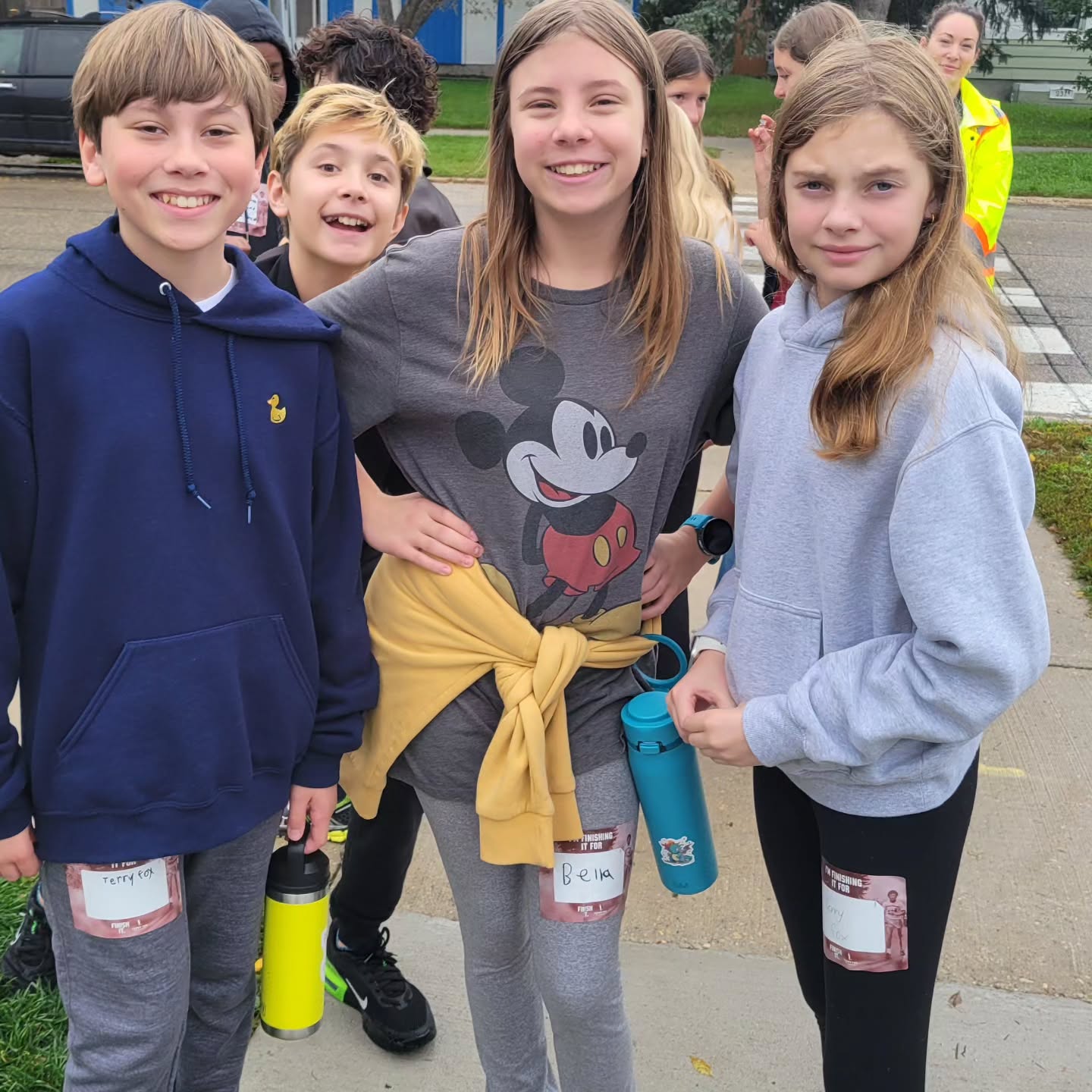 Friday was a beautiful day to remember Terry Fox and participate in the annual Terry Fox Run. Students collected "Toonies for Terry" and raised over $1000 dollars for cancer research. Way to go!